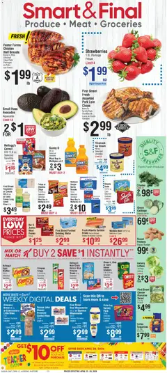 Preview of Smart & Final weekly ads valid from 22.04.2026