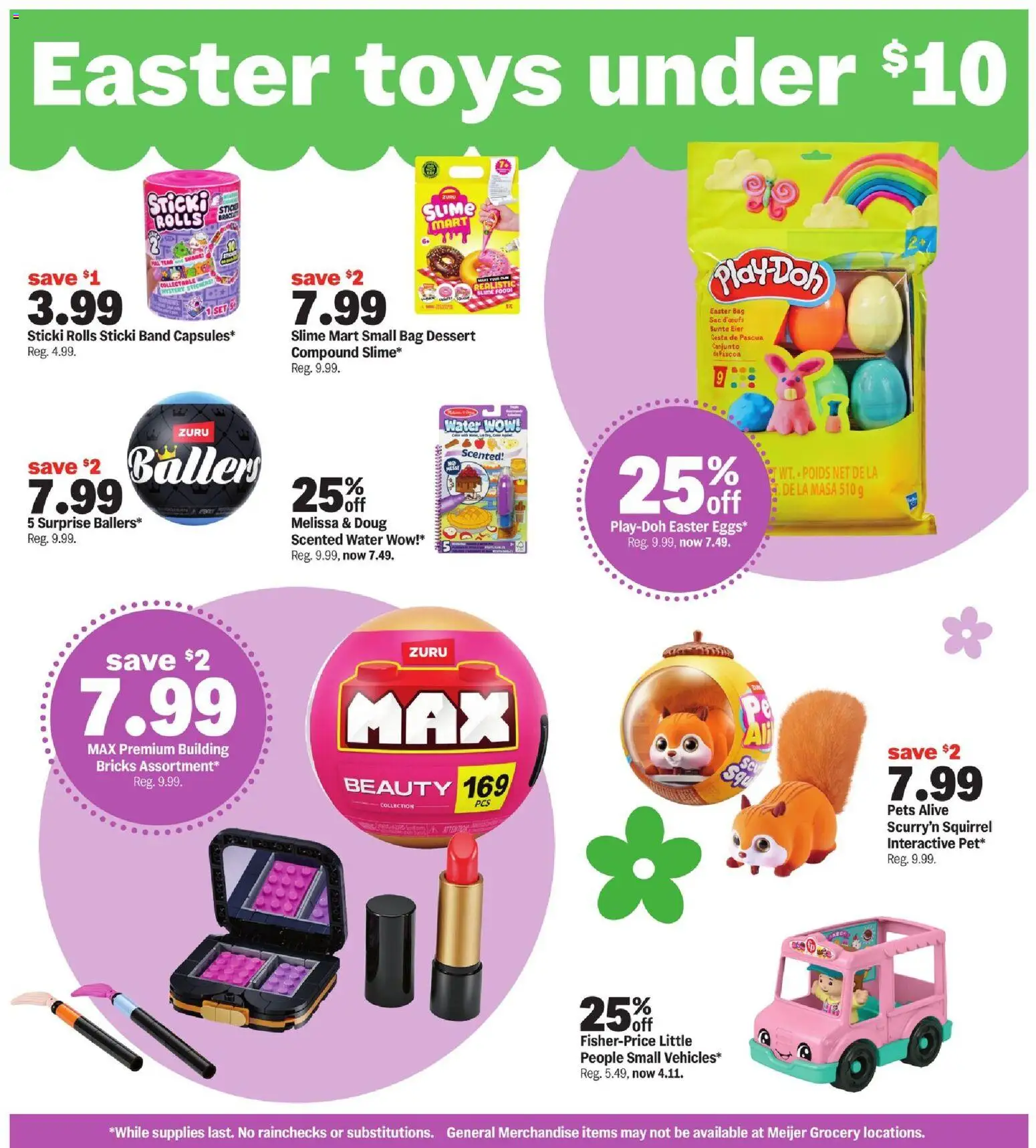 Meijer Deals - valid from 25.03.2026 | Page: 4 | Products: Water, Bag