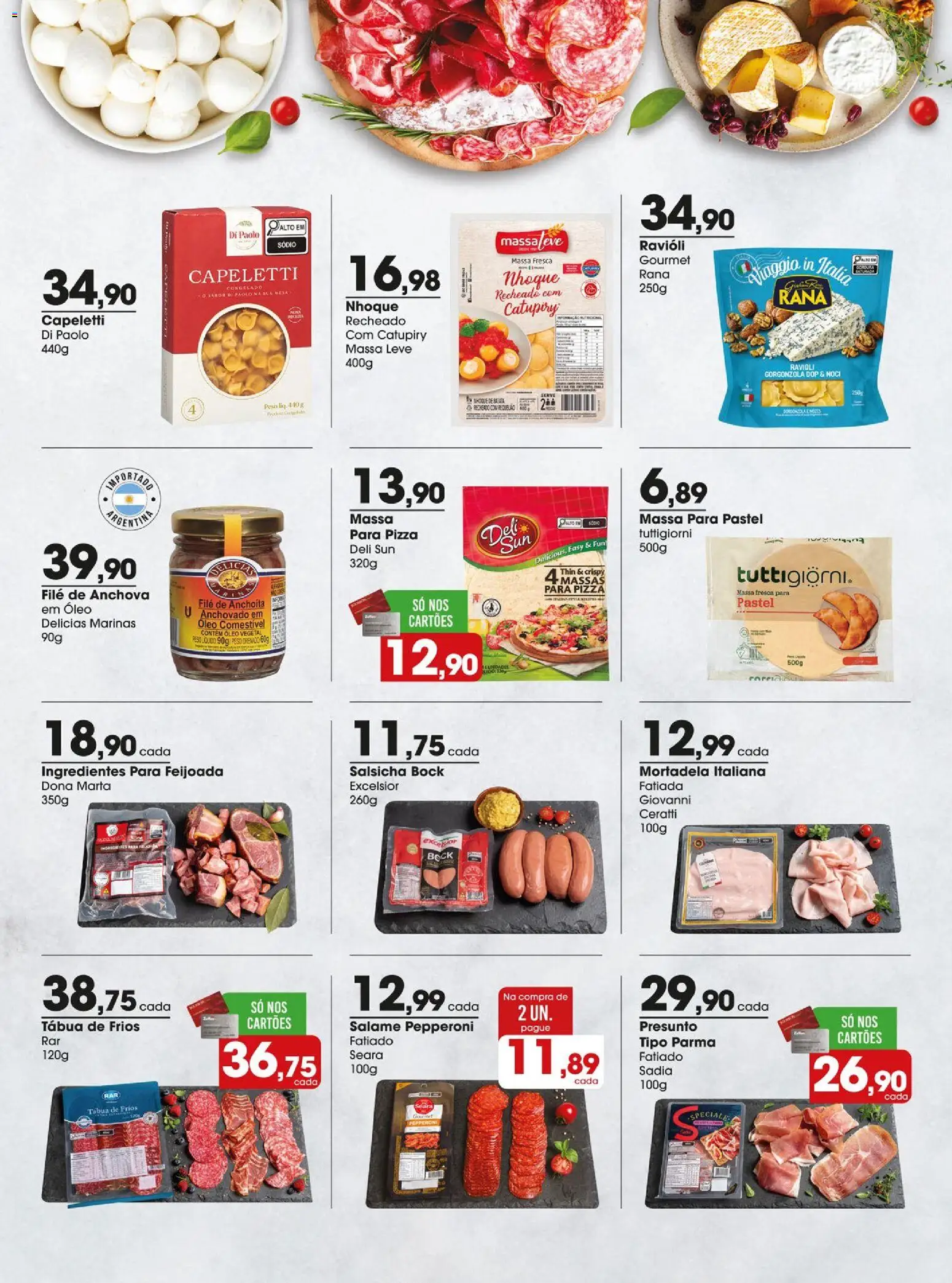 Zaffari Folheto - válido de 28.04.2026 | Página: 14 | Produtos: Salsicha, Óleo, Anchova, Massa