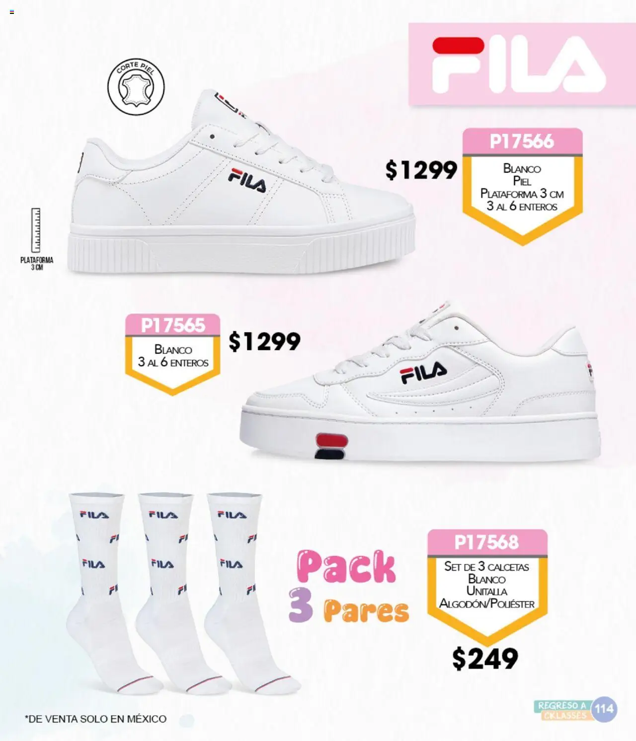 Nuevas ofertas de Cklass válidas en toda la República Mexicana desde el 08.09.2025. ¡Encuentra las mejores ofertas en Cklass - Catálogo Regreso a Clases! | Página: 115 | Productos: Calcetas, Pila