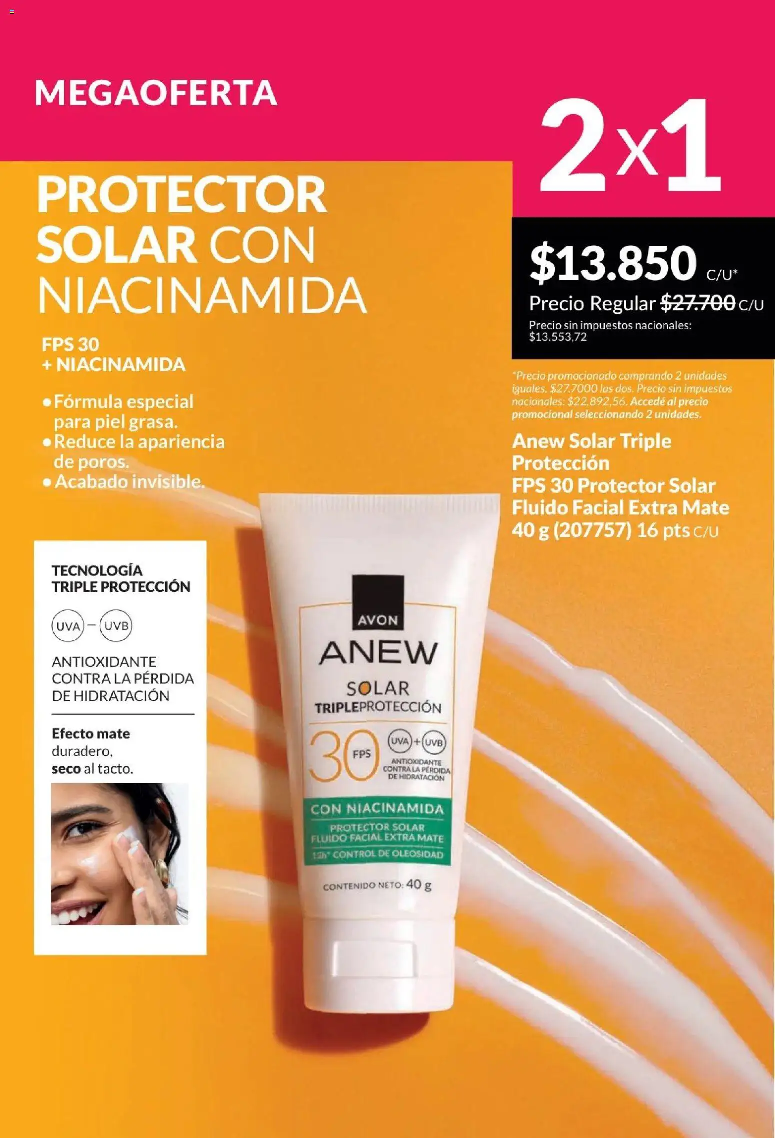 Catálogo AVON Campaña 4/2026 │ válido desde el 01.04.2026 | Página: 197 | Productos: Mate, Protector solar, Uva