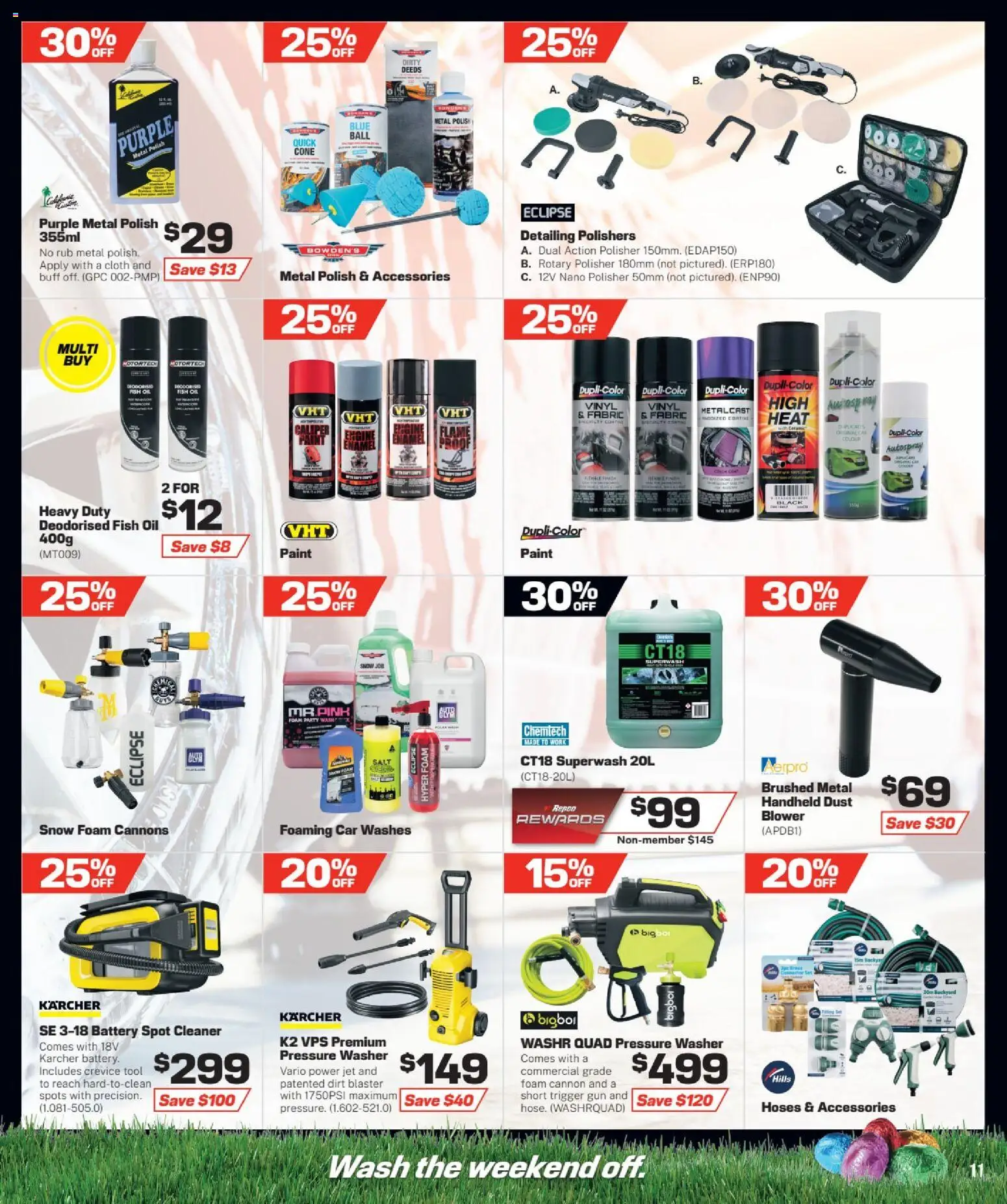 Repco catalogue - valid from 25.02.2026 | Page: 11 | Products: Cloth, Battery, Oil, Accessories