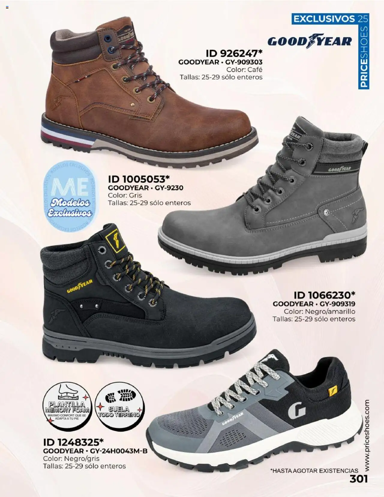 Nuevas ofertas de Price Shoes válidas en toda la República Mexicana desde el 19.10.2025. ¡Encuentra las mejores ofertas en Price Shoes catálogo Exclusivos 2025! | Página: 301