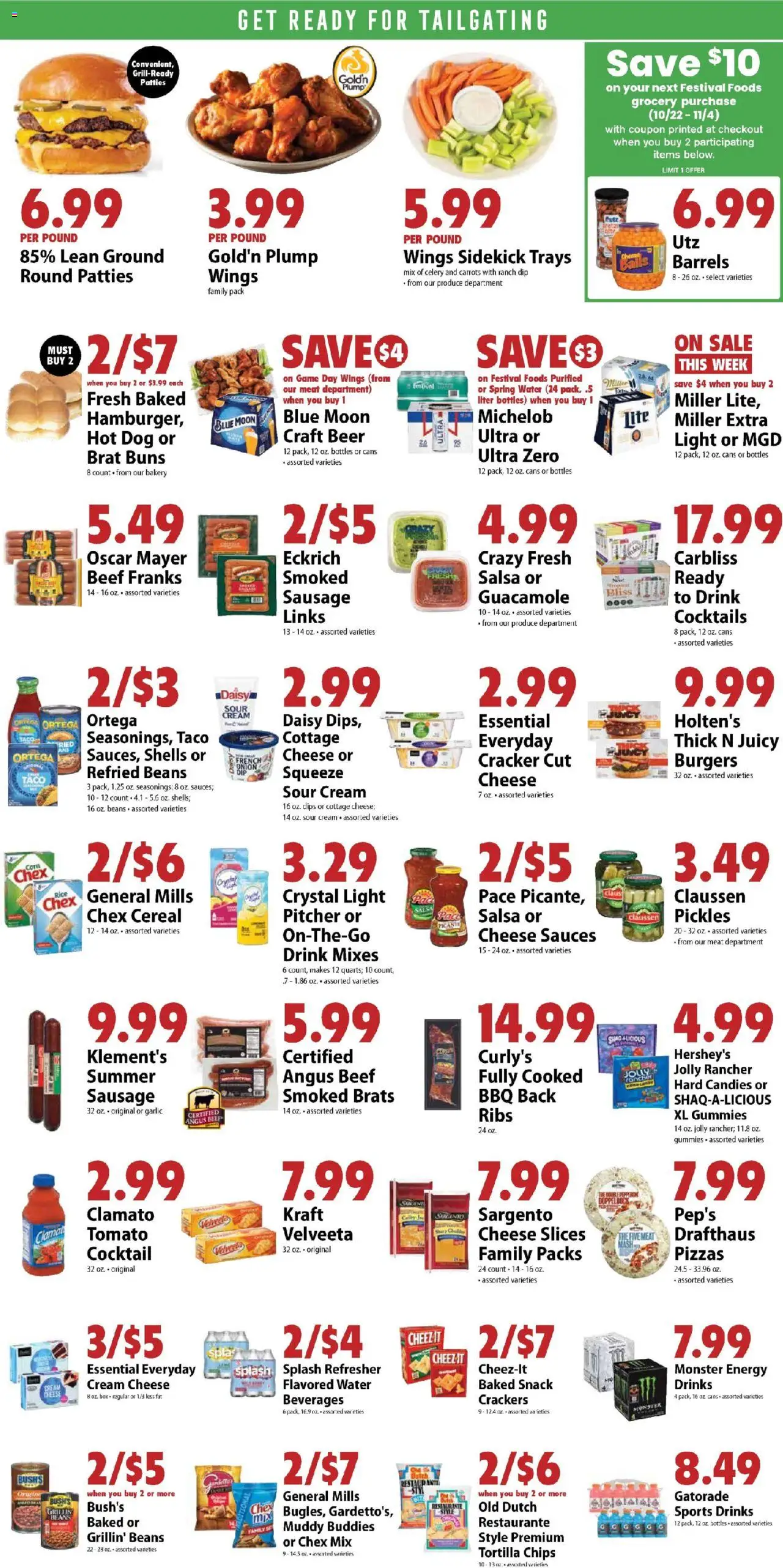 Festival Foods Weekly Ad - valid from 15.10.2025 | Page: 6 | Products: Bakery, Beer, Water, Garlic