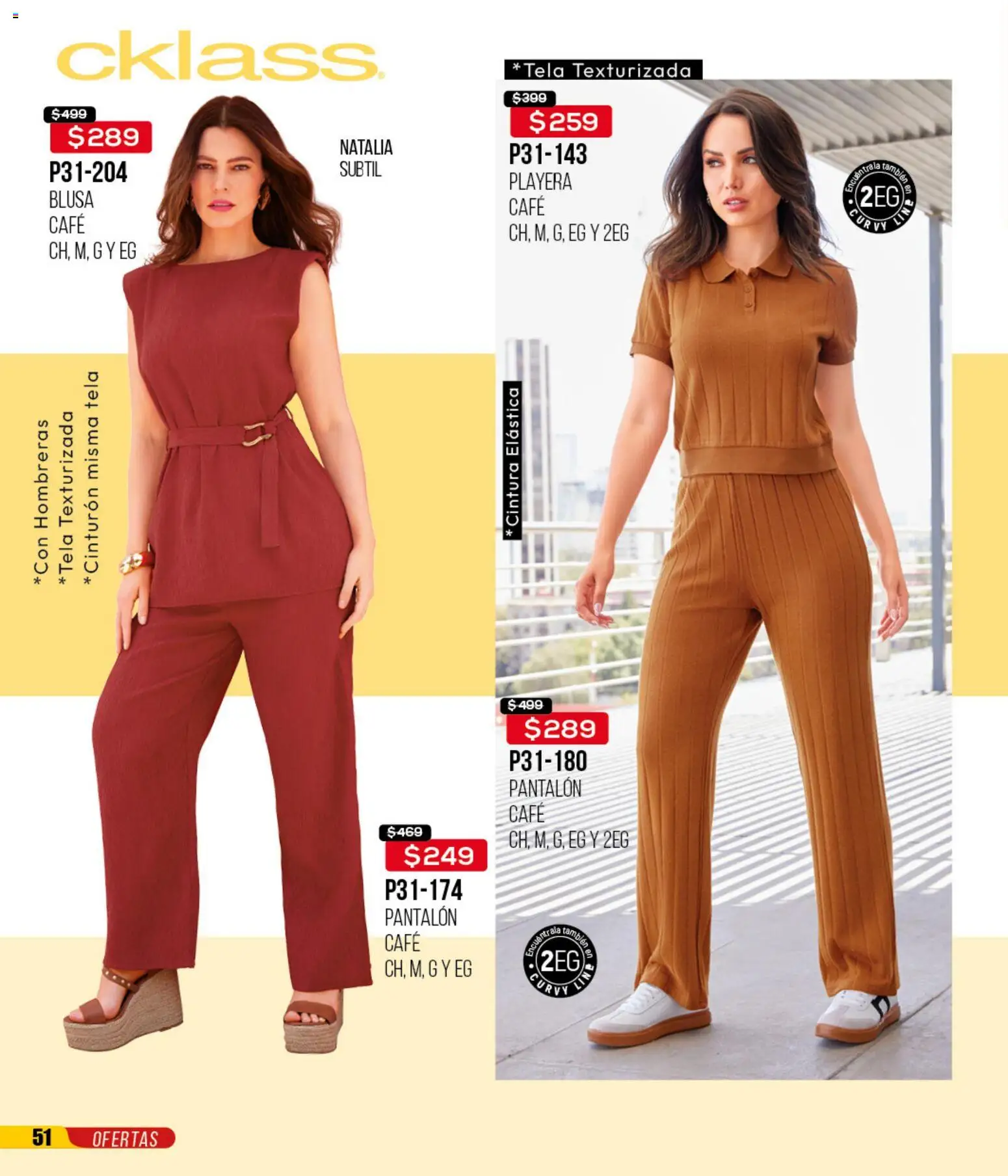 Nuevas ofertas de Cklass válidas en toda la República Mexicana desde el 12.01.2026. ¡Encuentra las mejores ofertas en Cklass catálogo Mega Ofertas Ropa! | Página: 52 | Productos: Blusa, Café, Playera
