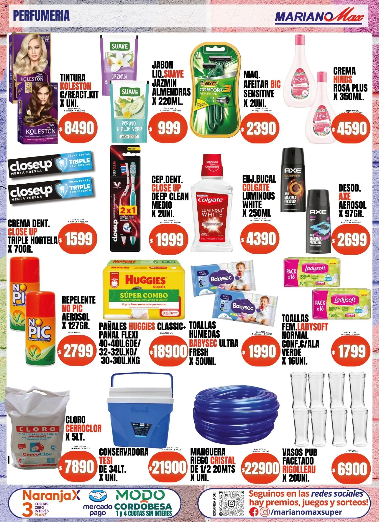 Mariano Max - Catálogo │ válido desde el 04.11.2025 | Página: 6 | Productos: Conservadora, Tintura, Jabón, Pañales