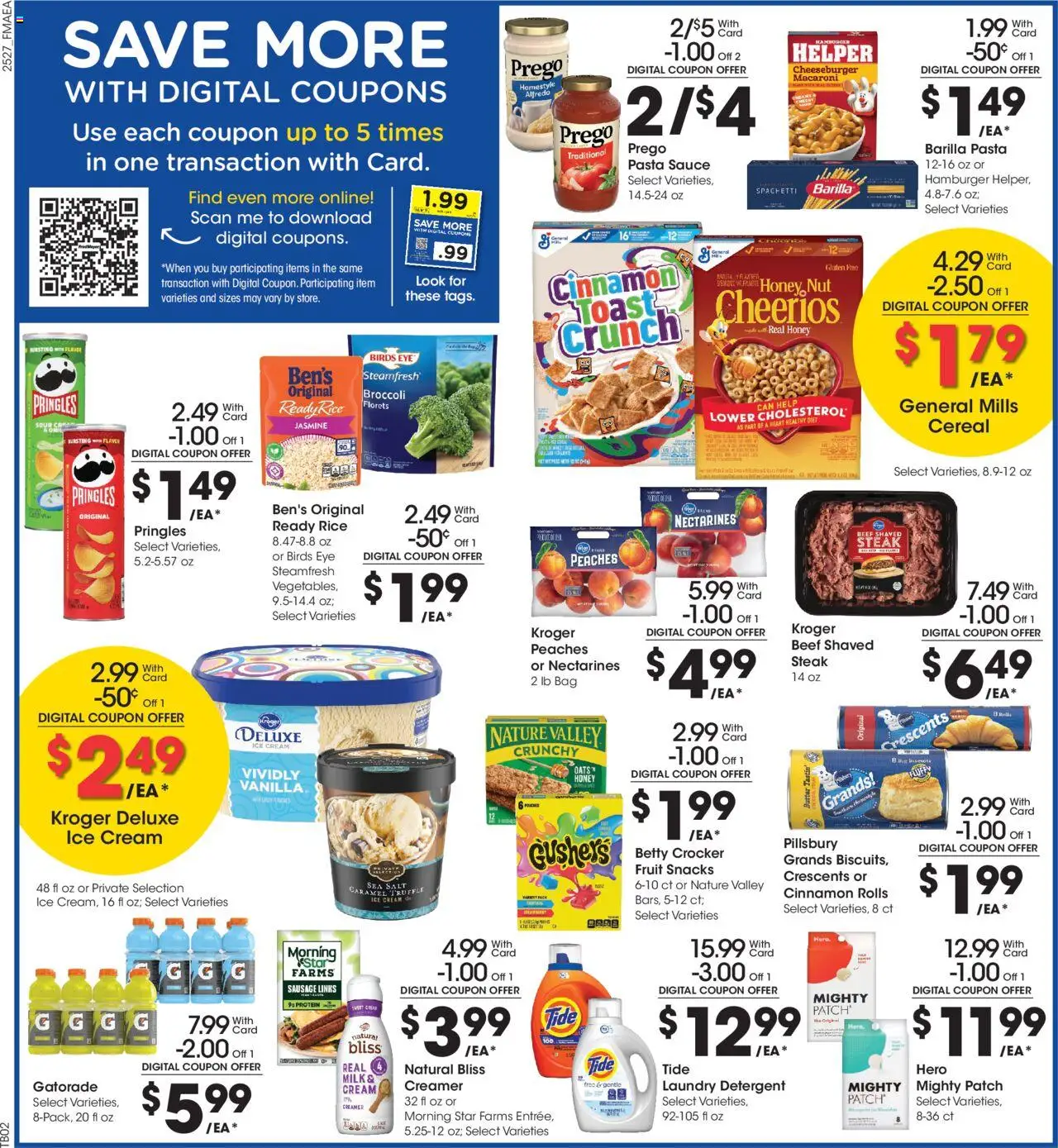 Fred Meyer Weekly Ad - valid from 06.08.2025 | Page: 3 | Products: Broccoli, Cream, Ice cream, Sauce