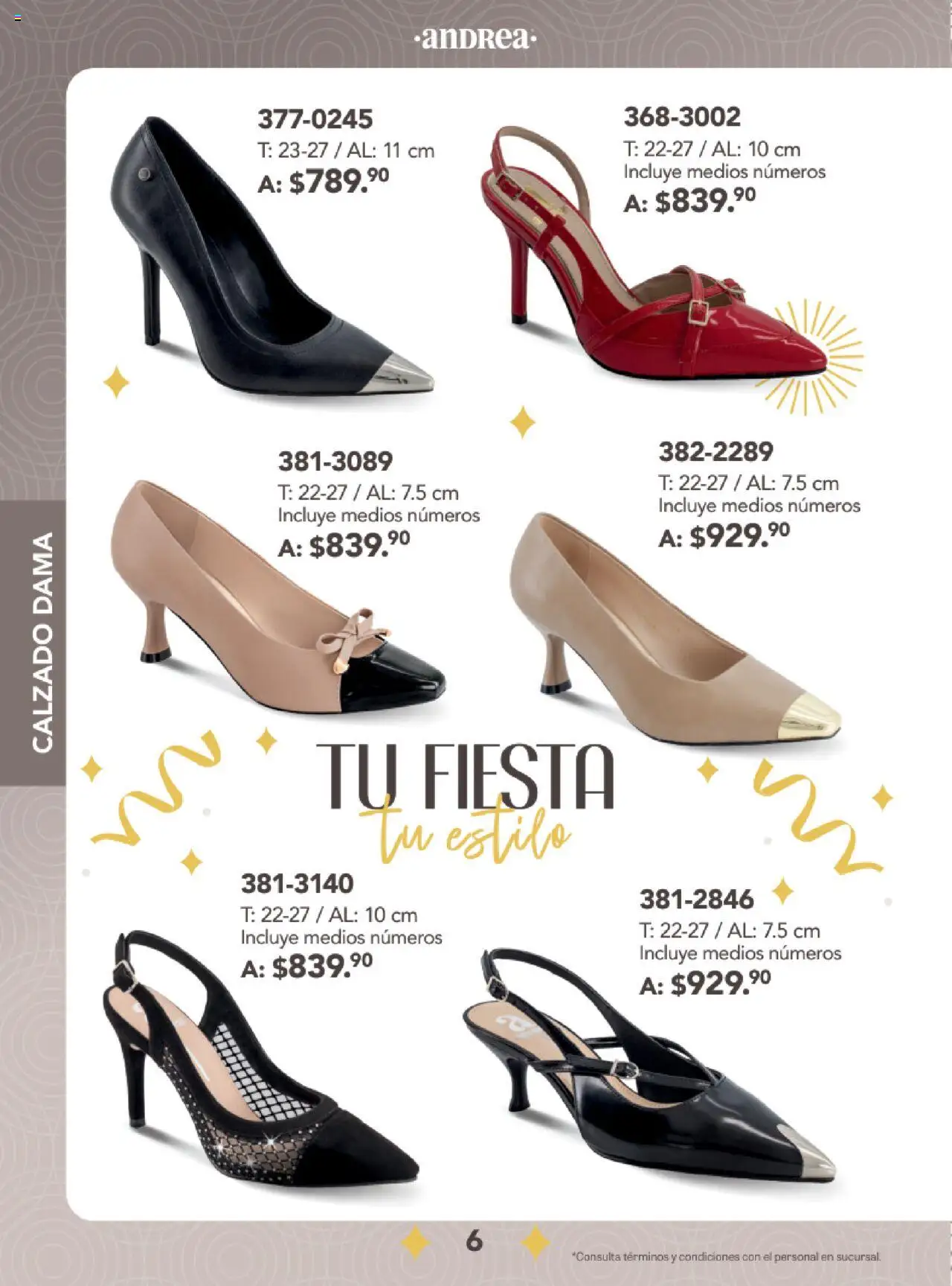 Nuevas ofertas de Andrea válidas en toda la República Mexicana desde el 24.08.2025. ¡Encuentra las mejores ofertas en Andrea - Catálogo Fiestas y Celebraciones! | Página: 6