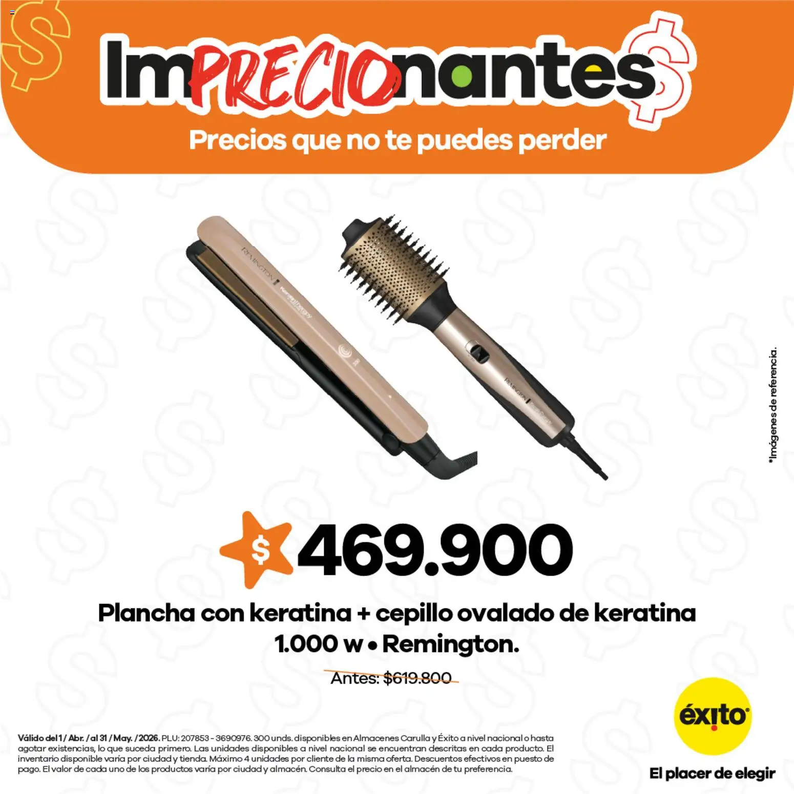 Éxito revista - valida desde el 01.04.2026 | Página: 2 | Productos: Té, Plancha, Cepillo