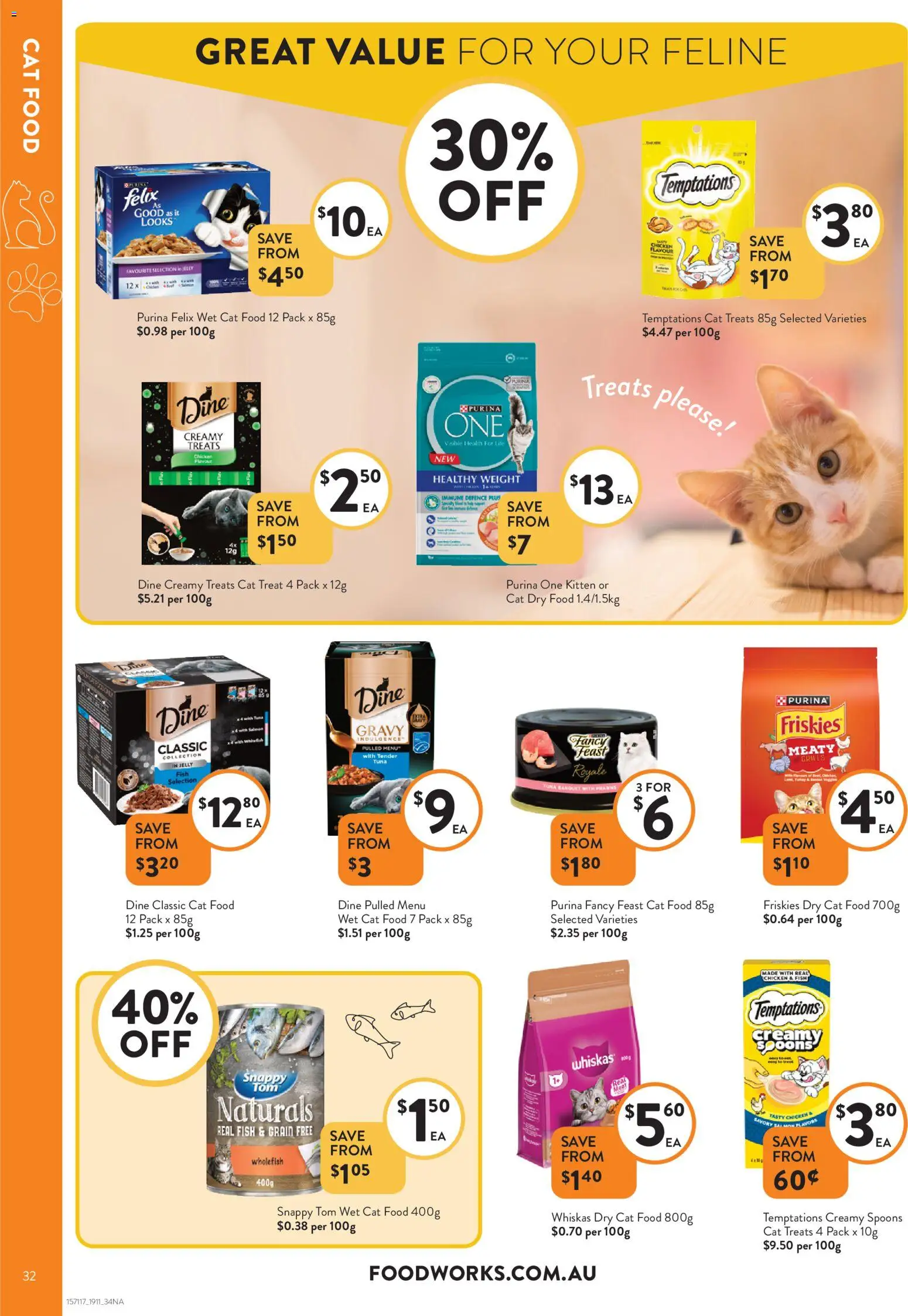 Foodworks catalogue - valid from 19.11.2025 | Page: 32 | Products: Chicken, Fish, Tuna, Weight
