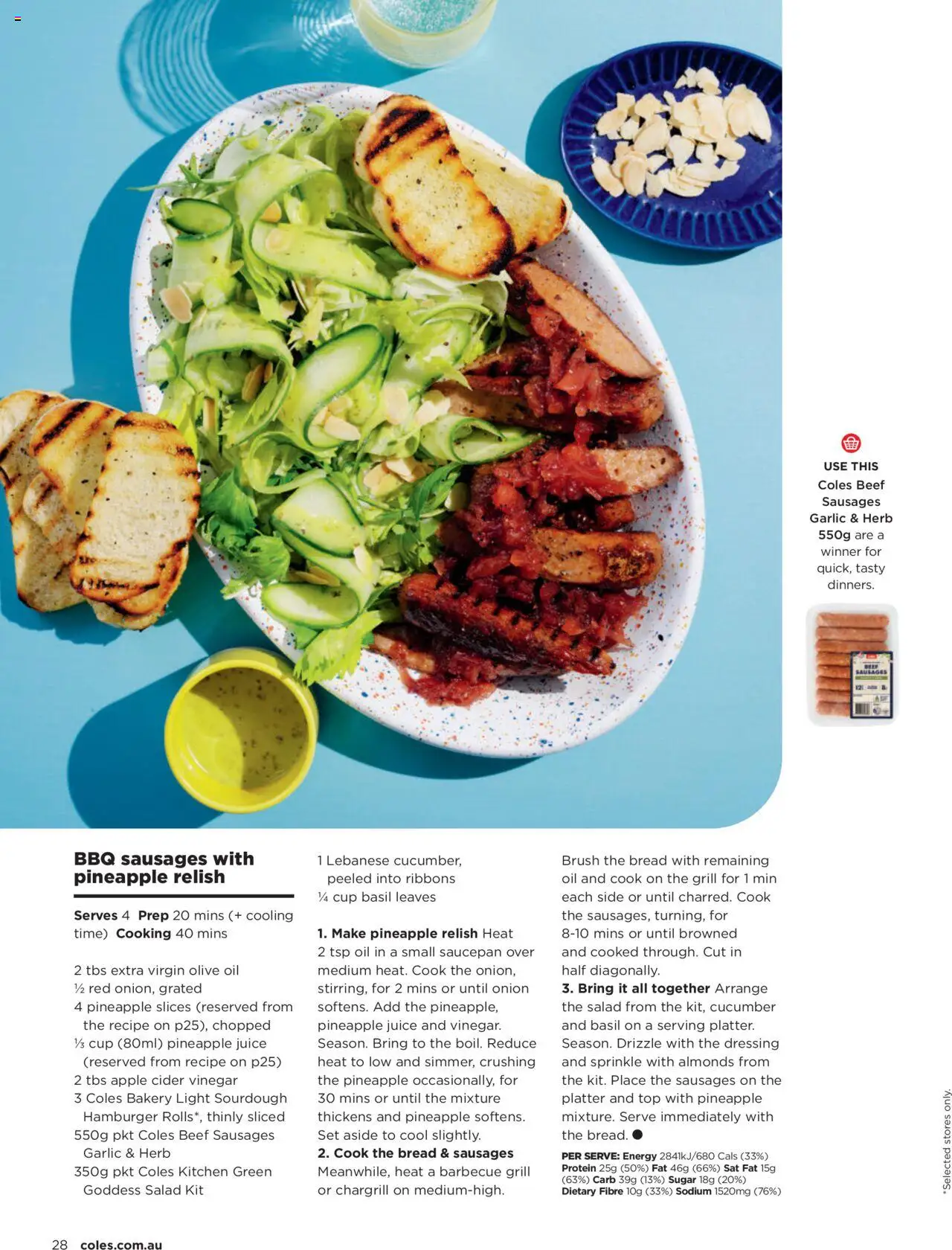 Coles catalogue - valid from 06.10.2025 | Page: 28 | Products: Relish, Sugar, Vinegar, Grill