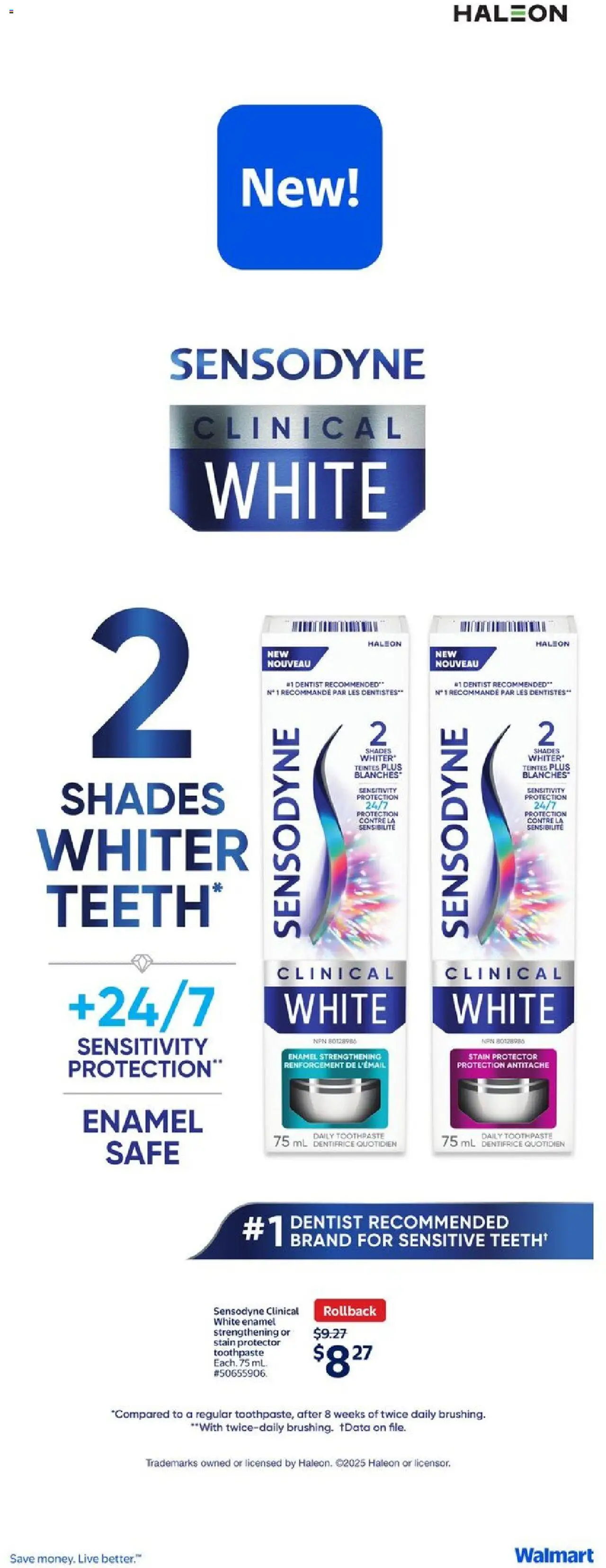 Walmart flyer valid from 18.09.2025 | Page: 24 | Products: Toothpaste