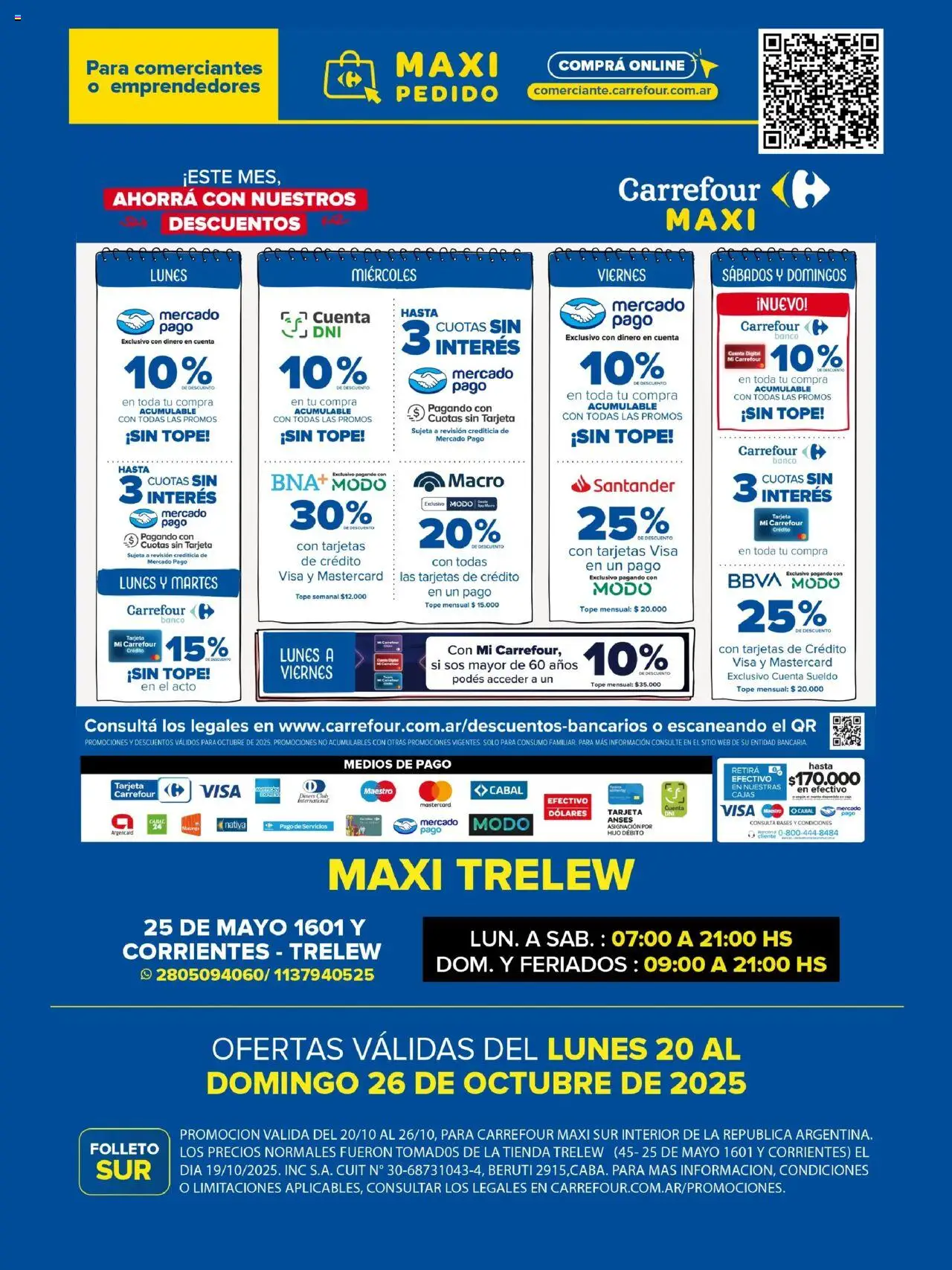 Carrefour Maxi catálogo - Chubut │ válido desde el 20.10.2025 | Página: 25 | Productos: Banco
