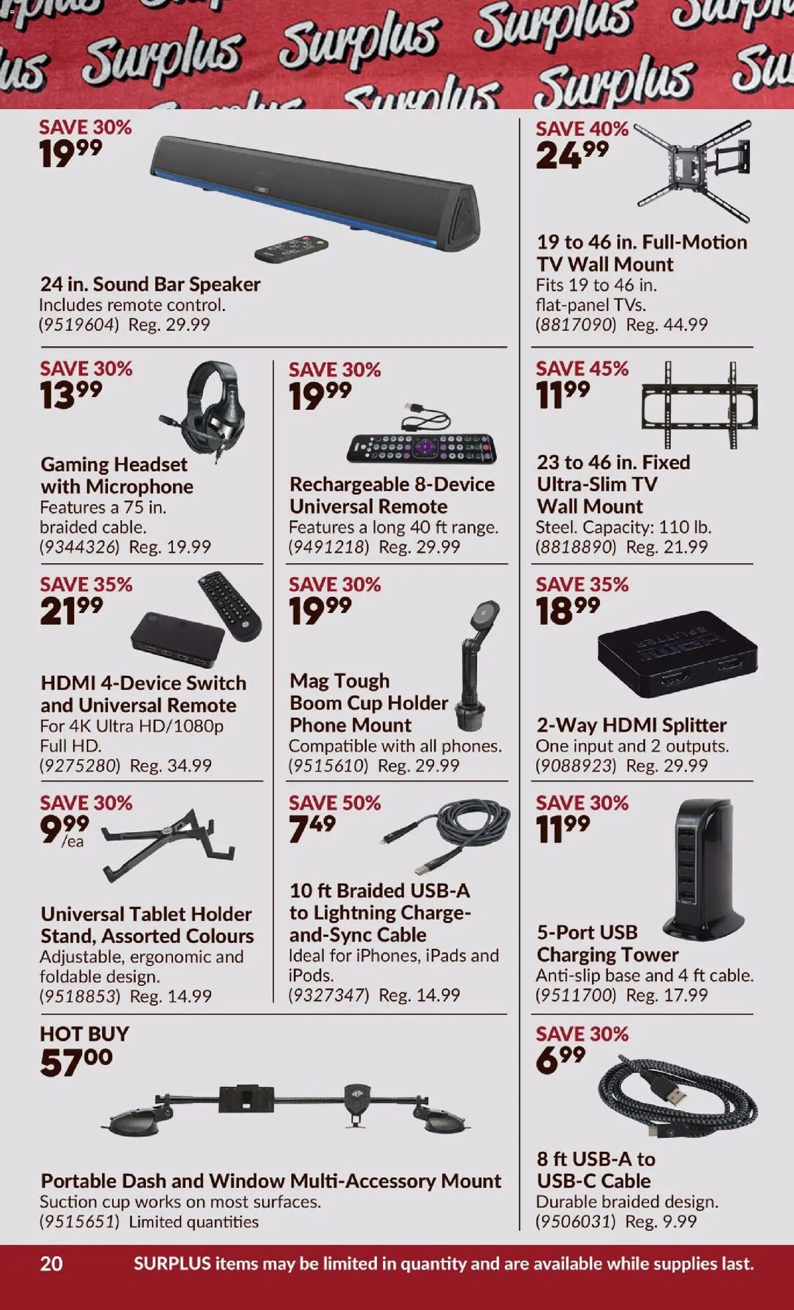 Princess Auto flyer valid from 02.12.2025 | Page: 25 | Products: Phone, Tv, Microphone, Speaker