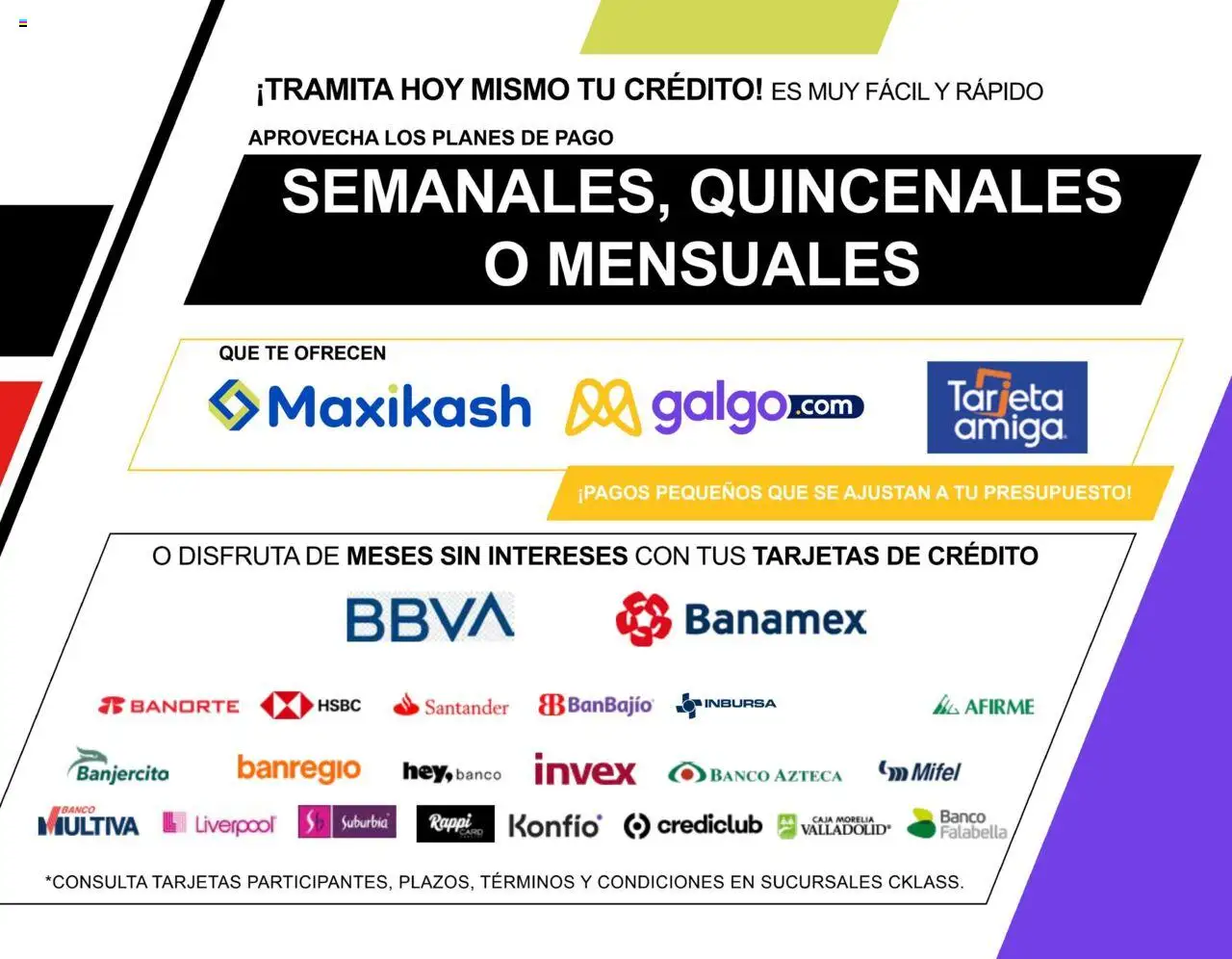 Nuevas ofertas de Cklass válidas en toda la República Mexicana desde el 18.06.2025. ¡Encuentra las mejores ofertas en Cklass catálogo Motos! | Página: 63 | Productos: Banco, Té, Caja