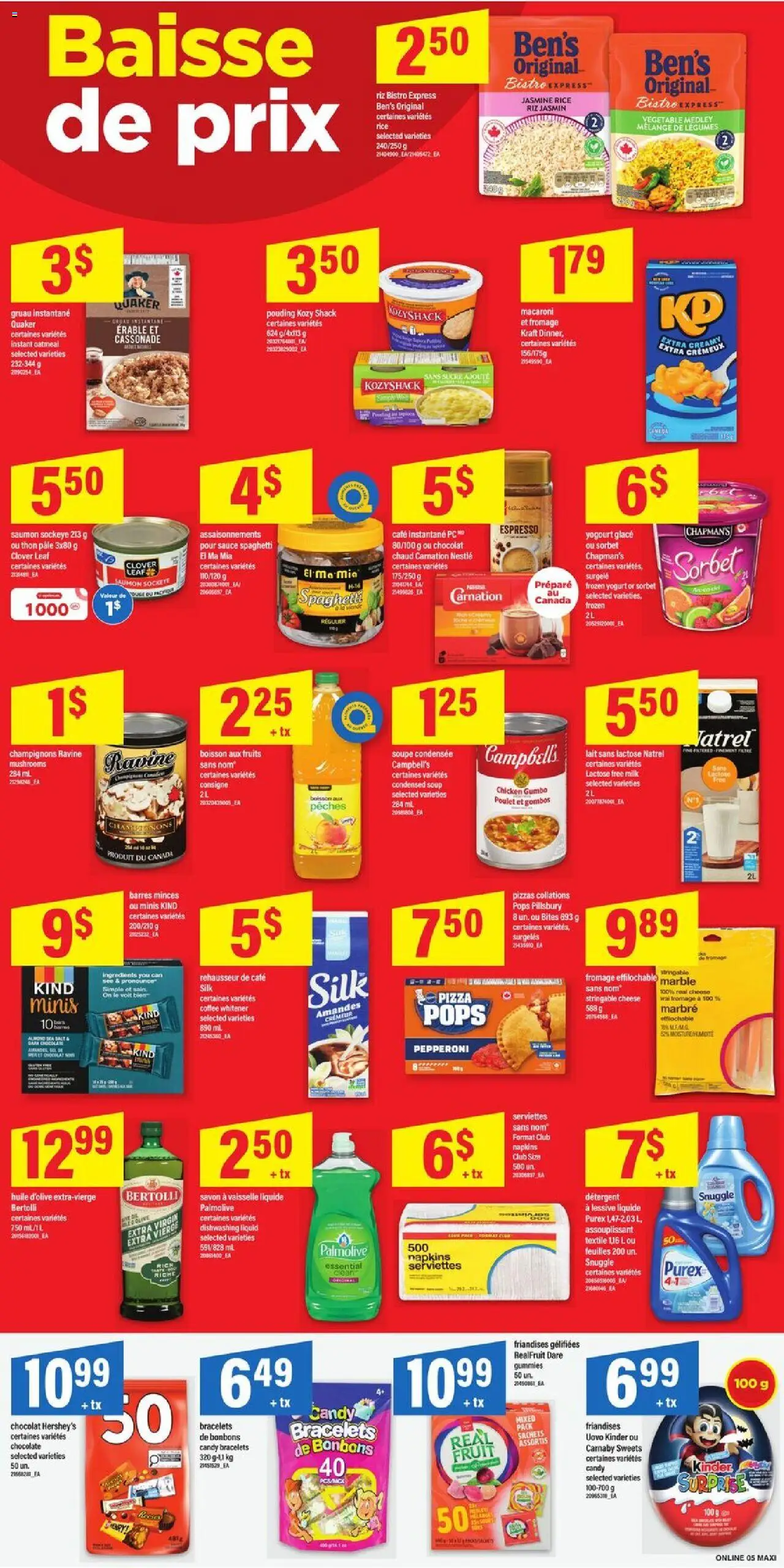 Maxi flyer valid from 02.10.2025 | Page: 8 | Products: Detergent, Milk, Coffee, Chicken