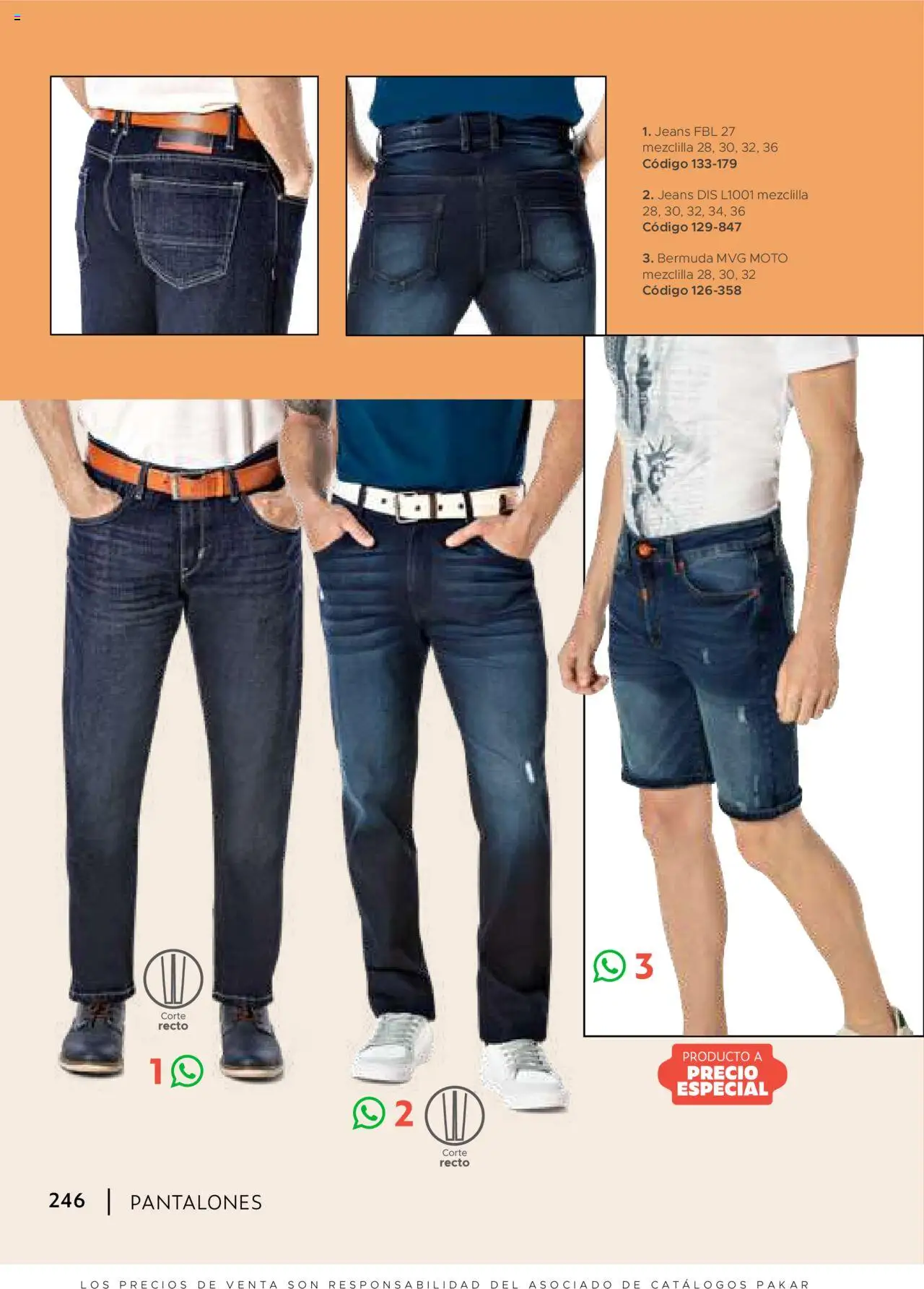 Nuevas ofertas de SC Pakar válidas en toda la República Mexicana desde el 24.07.2025. ¡Encuentra las mejores ofertas en SC Pakar Catálogo Ropa y Accesorios! | Página: 246 | Productos: Pantalones, Bermuda