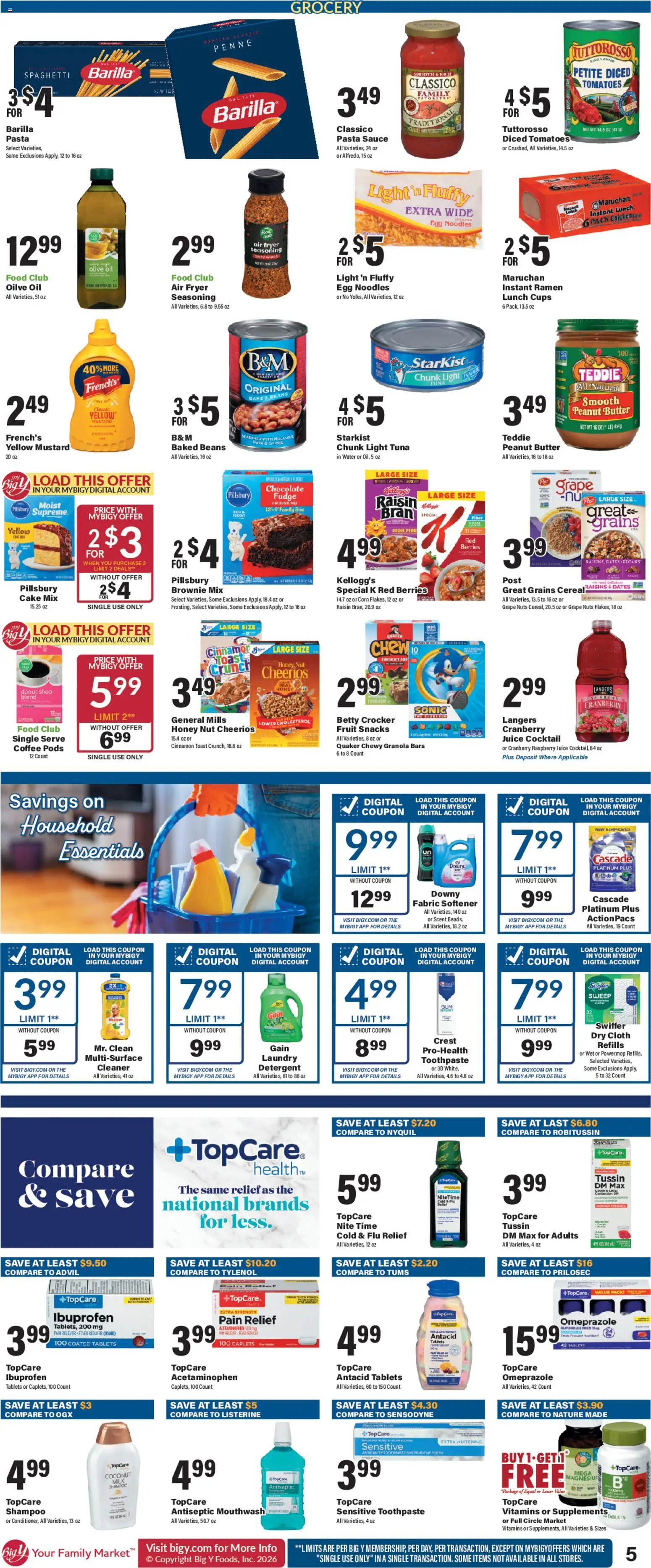 Big Y Weekly Ad - valid from 26.02.2026 | Page: 7 | Products: Magnesium, Fryer, Shampoo, Nuts