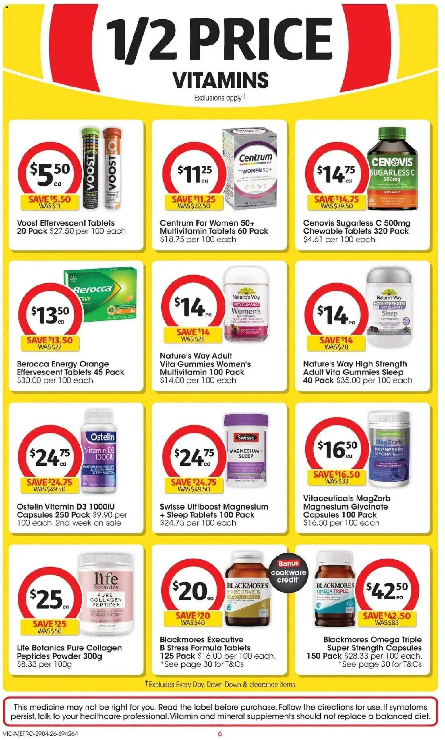 Deals catalogue - valid from 28.04.2026 | Page: 6 | Products: Powder, Collagen, Tablets, Vitamin