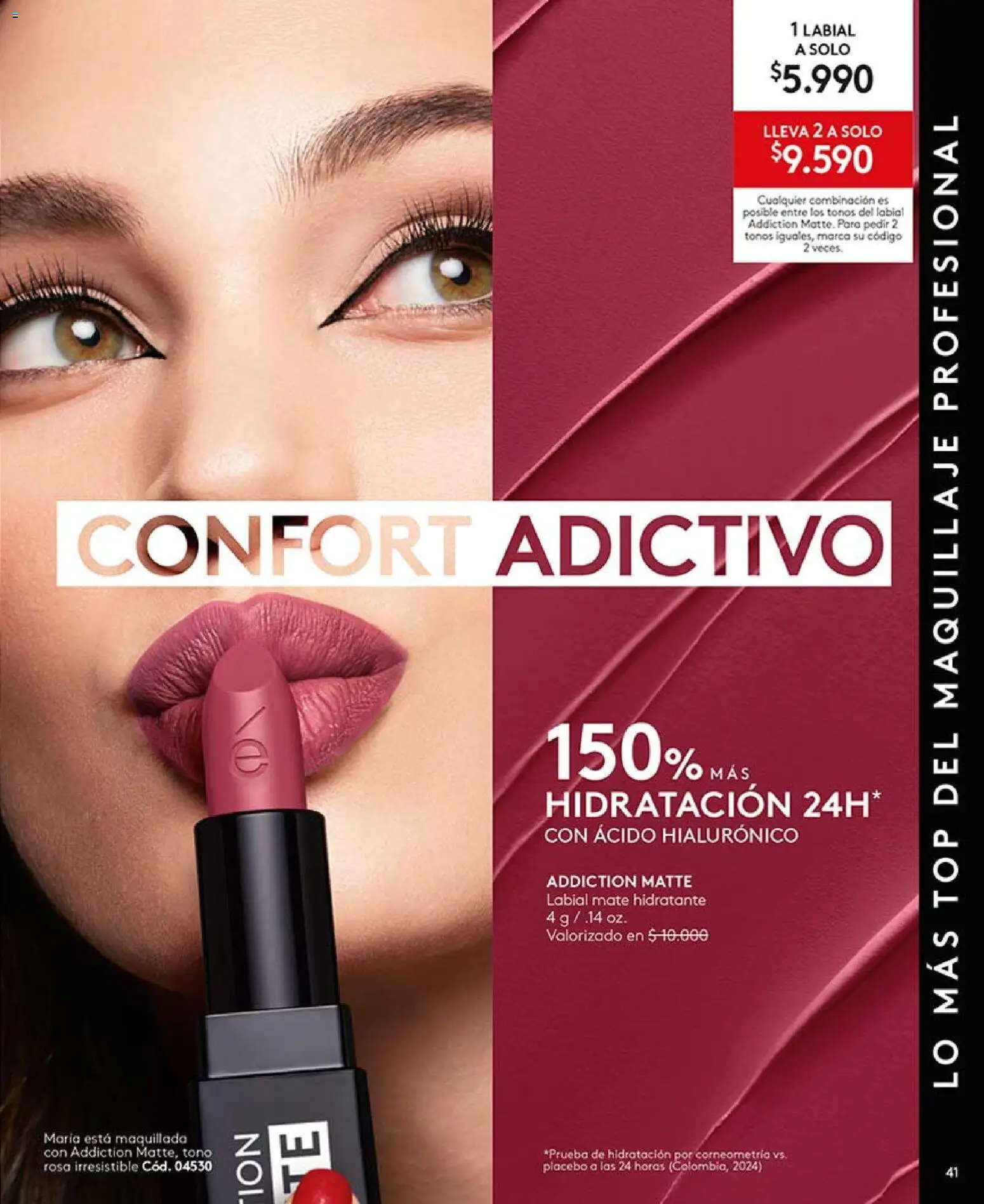 Catálogo Ésika Campaña 5 │ válido desde el 01.03.2026 | Página: 41 | Productos: Top, Maquillaje, Mate, Labial