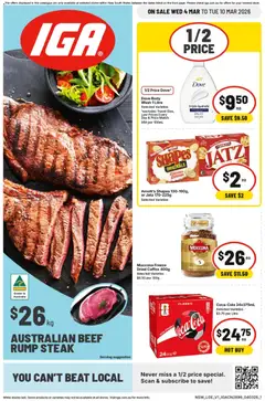 Preview of IGA catalogue NSW - valid from 04.03.2026