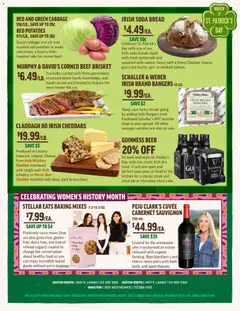 Preview of Central Market weekly ads valid from 11.03.2026 | Page: 6 | Products: Beer, Beef, Potatoes, Cabbage