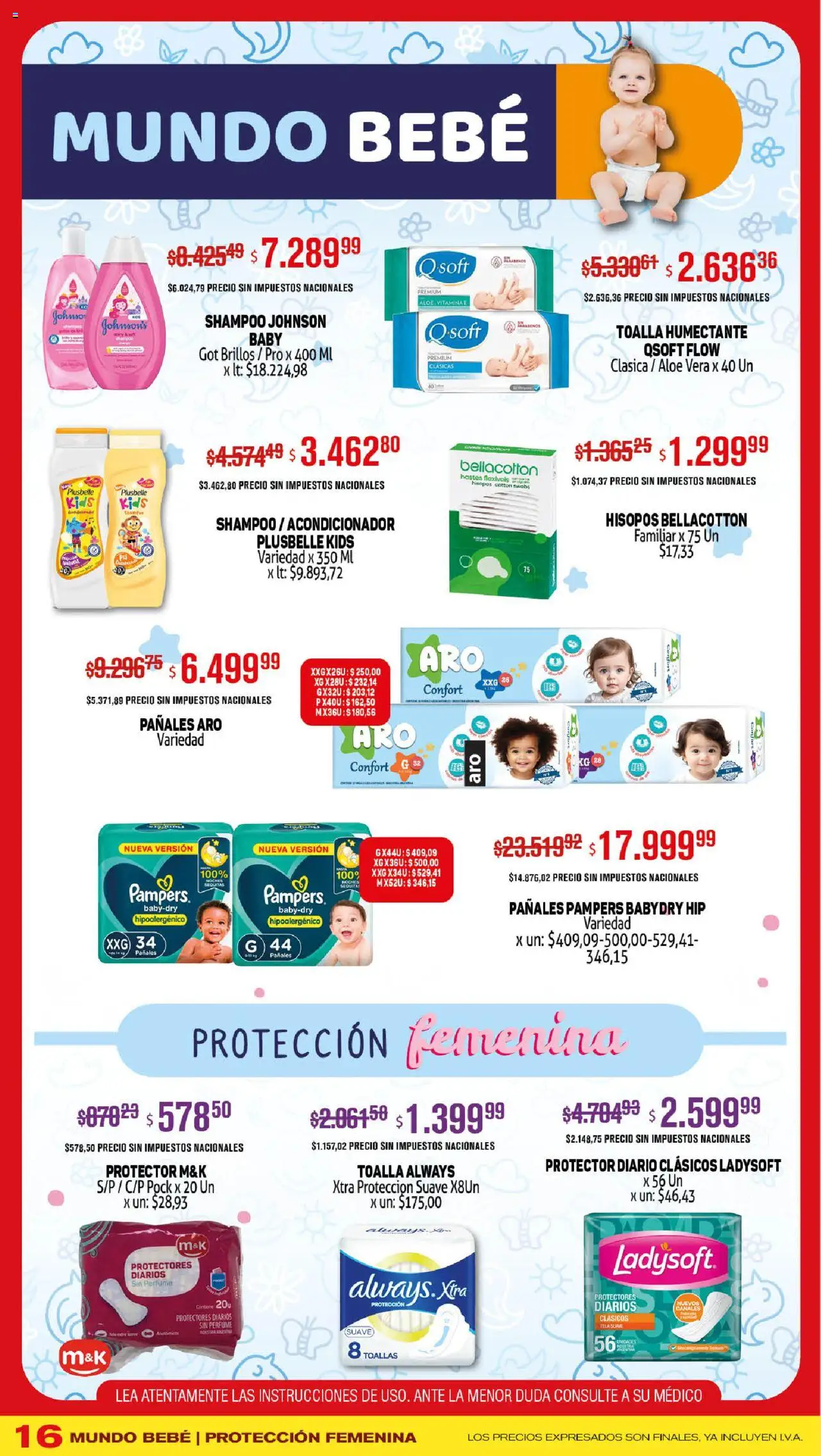 Makro ofertas │ válido desde el 18.09.2025 | Página: 16 | Productos: Toalla, Toallas, Acondicionador, Protectores diarios
