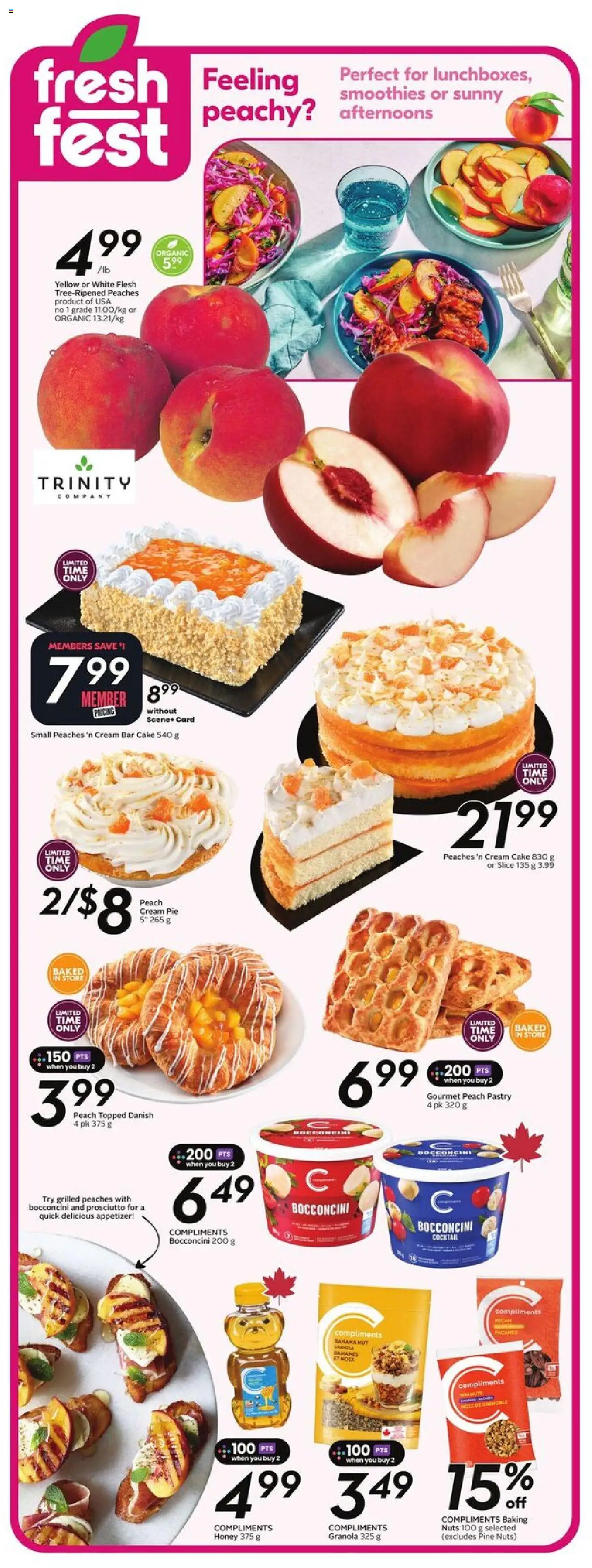 Sobeys flyer valid from 14.08.2025 | Page: 6 | Products: Nuts, Cream