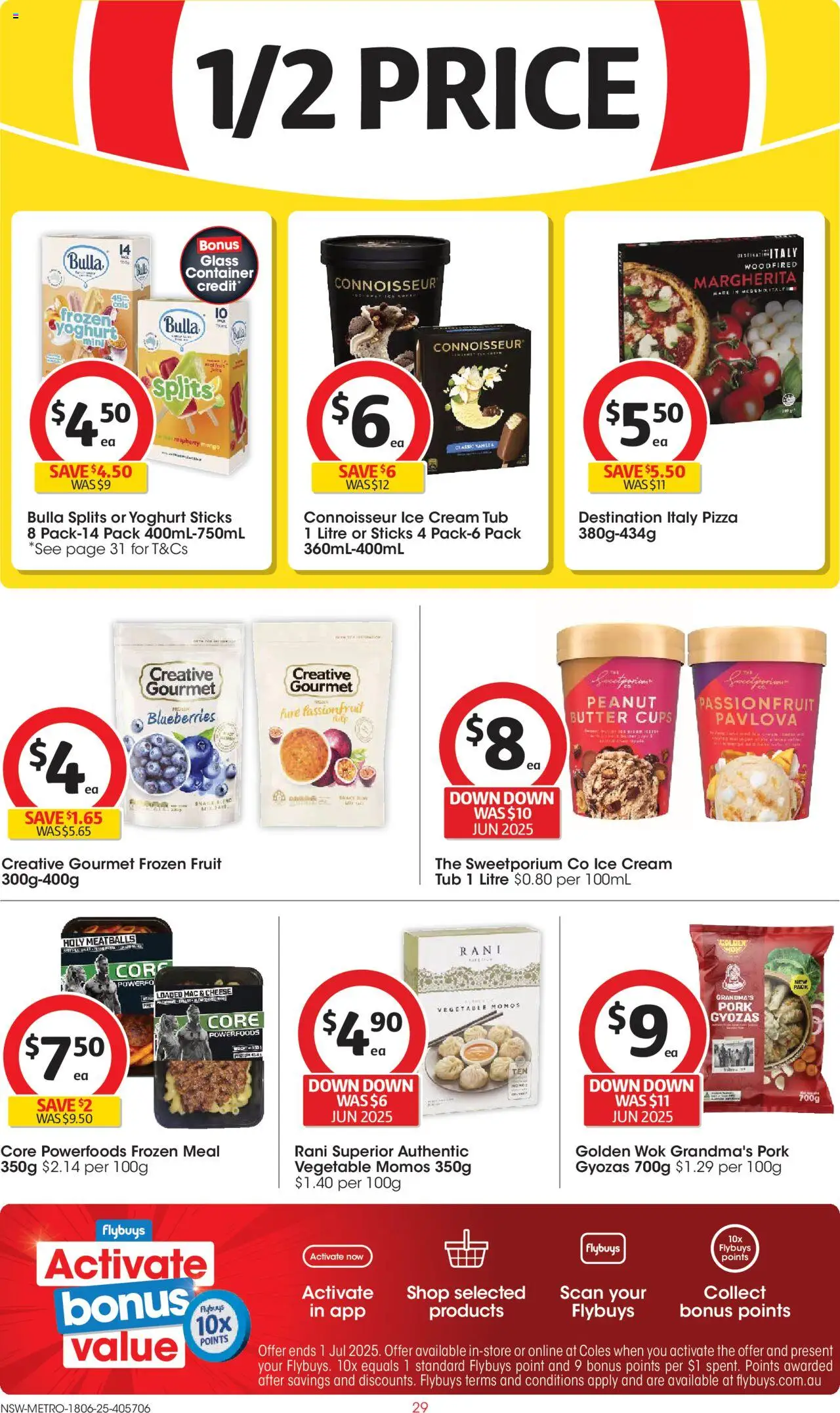 Coles catalogue - valid from 18.06.2025 | Page: 29 | Products: Pork, Passionfruit, Ice cream, Mango