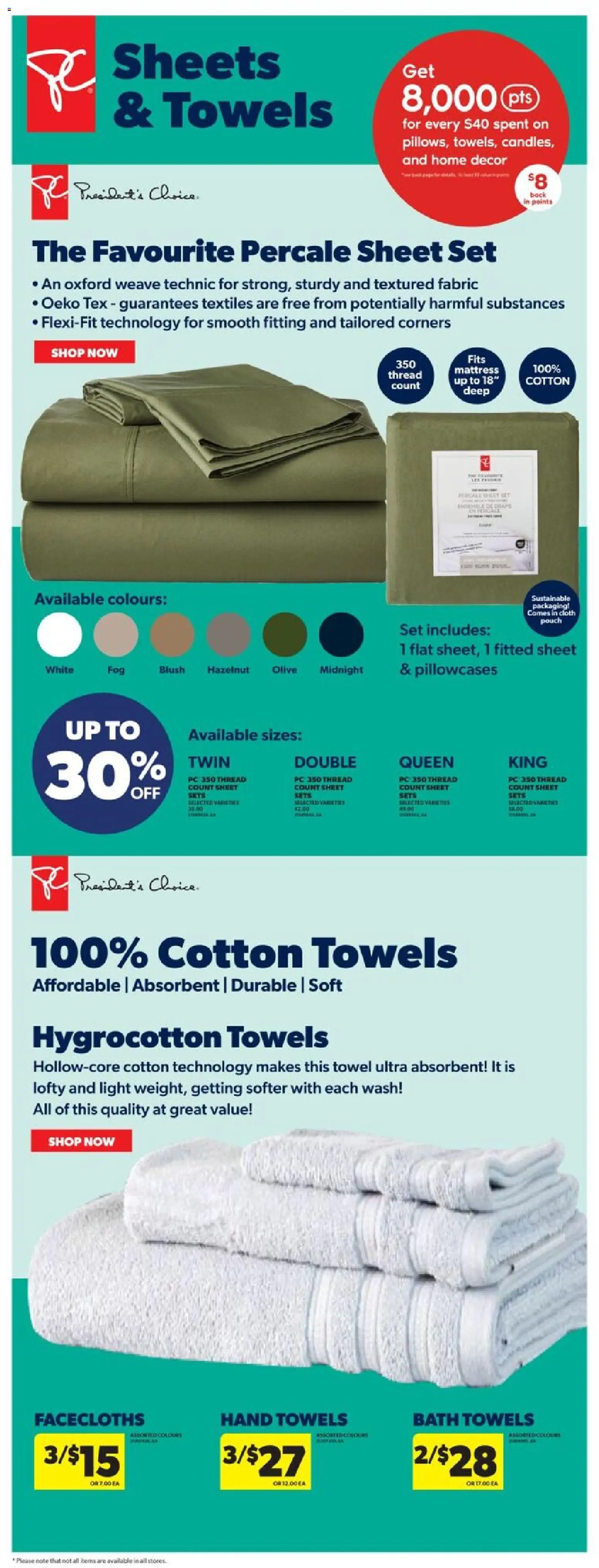 Real Canadian Superstore flyer valid from 11.12.2025 | Page: 36 | Products: PC, Blush, Mattress, Bath