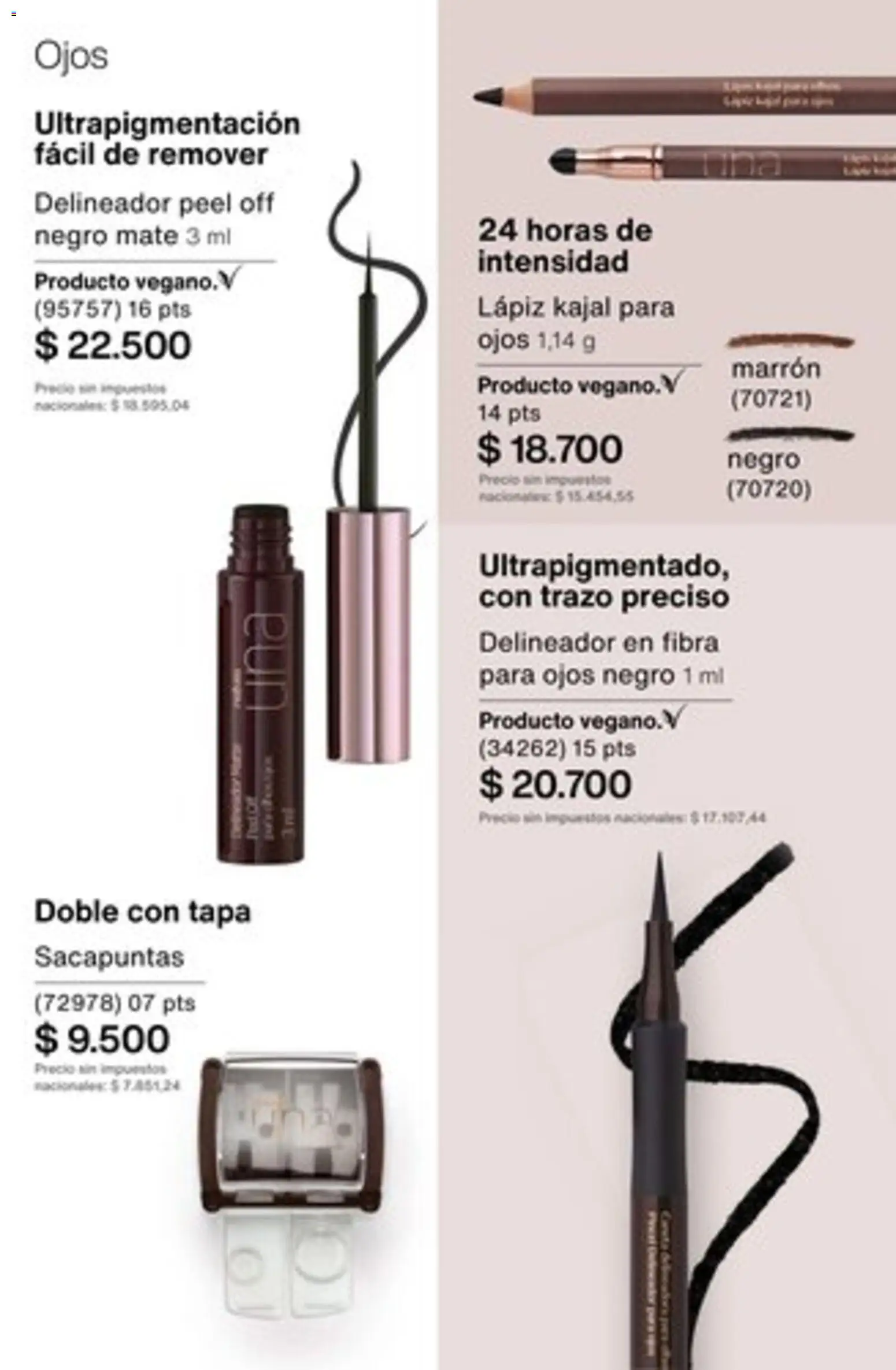 Catálogo Natura Ciclo 1/2026 │ válido desde el 04.12.2025 | Página: 121 | Productos: Mate, Sacapuntas, Delineador