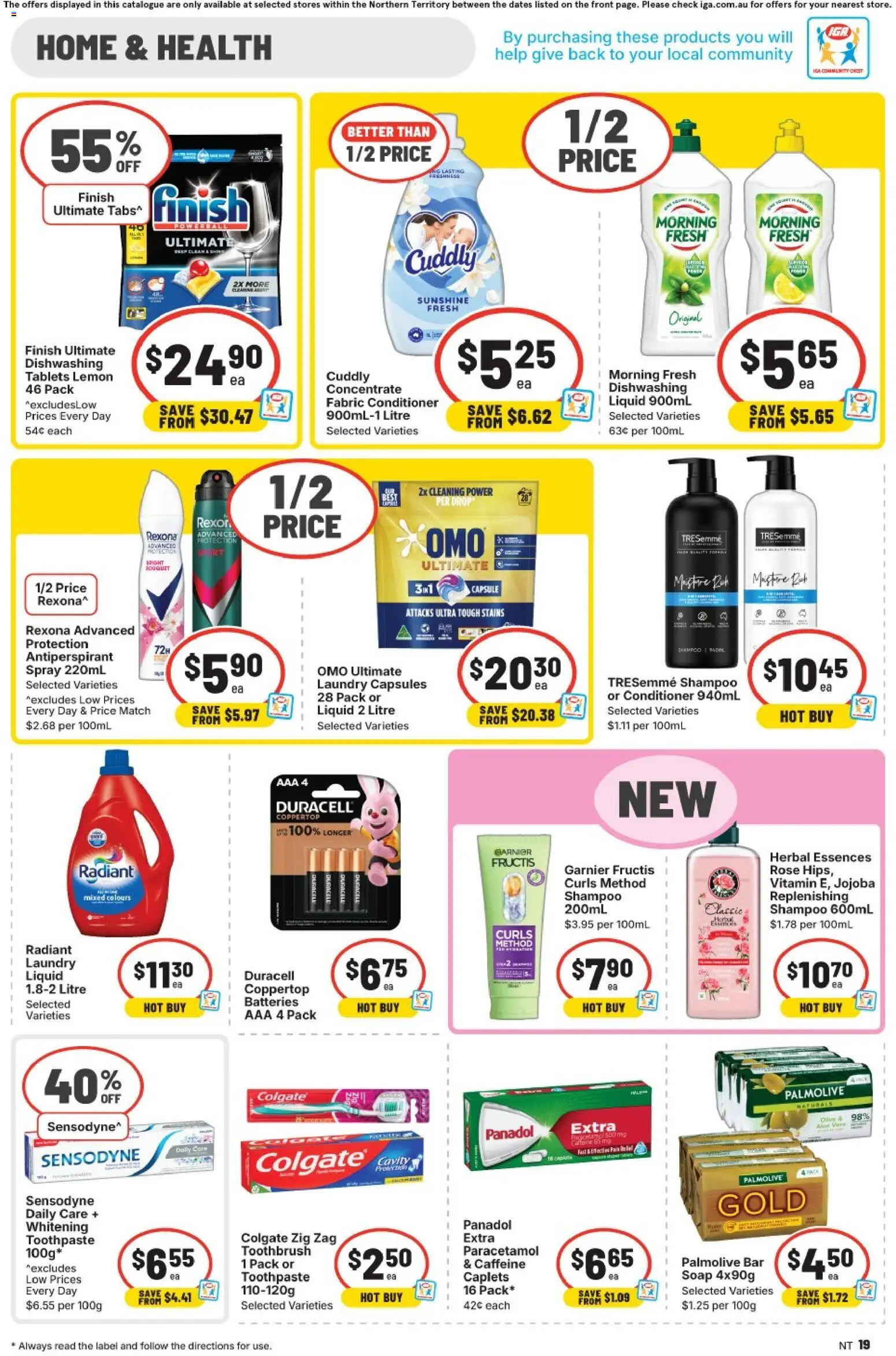 IGA catalogue - valid from 11.03.2026 | Page: 15 | Products: Toothpaste, Laundry, Tablets, Vitamin
