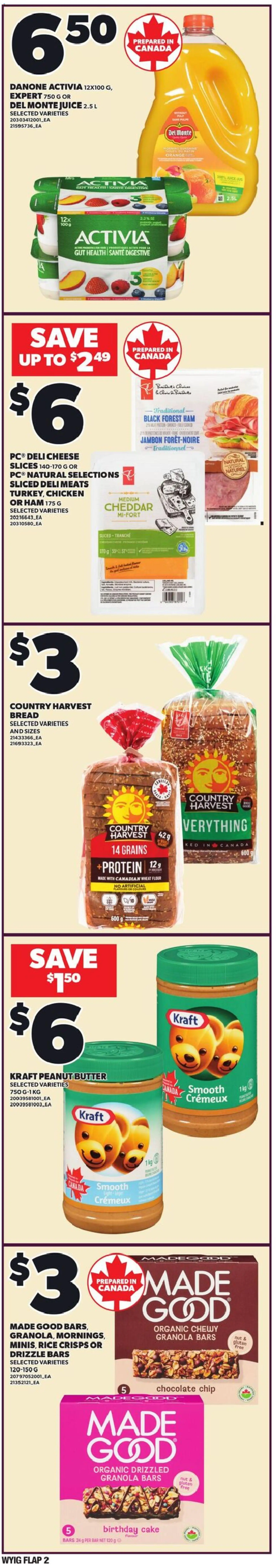 Loblaws flyer valid from 08.01.2026 | Page: 2 | Products: Rice, Butter, Cheese, Bread