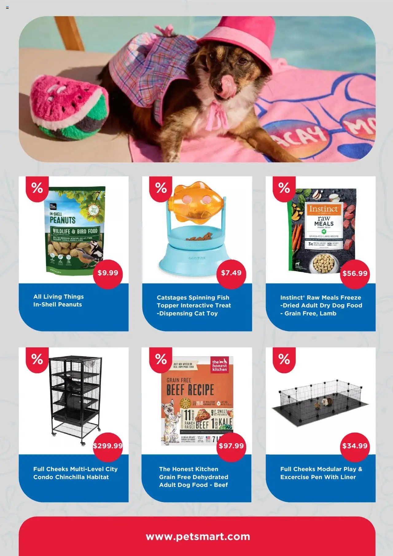 Petsmart Weekly Ad - valid from 01.08.2025 | Page: 5 | Products: Dog Food, Fish, Beef, Potatoes
