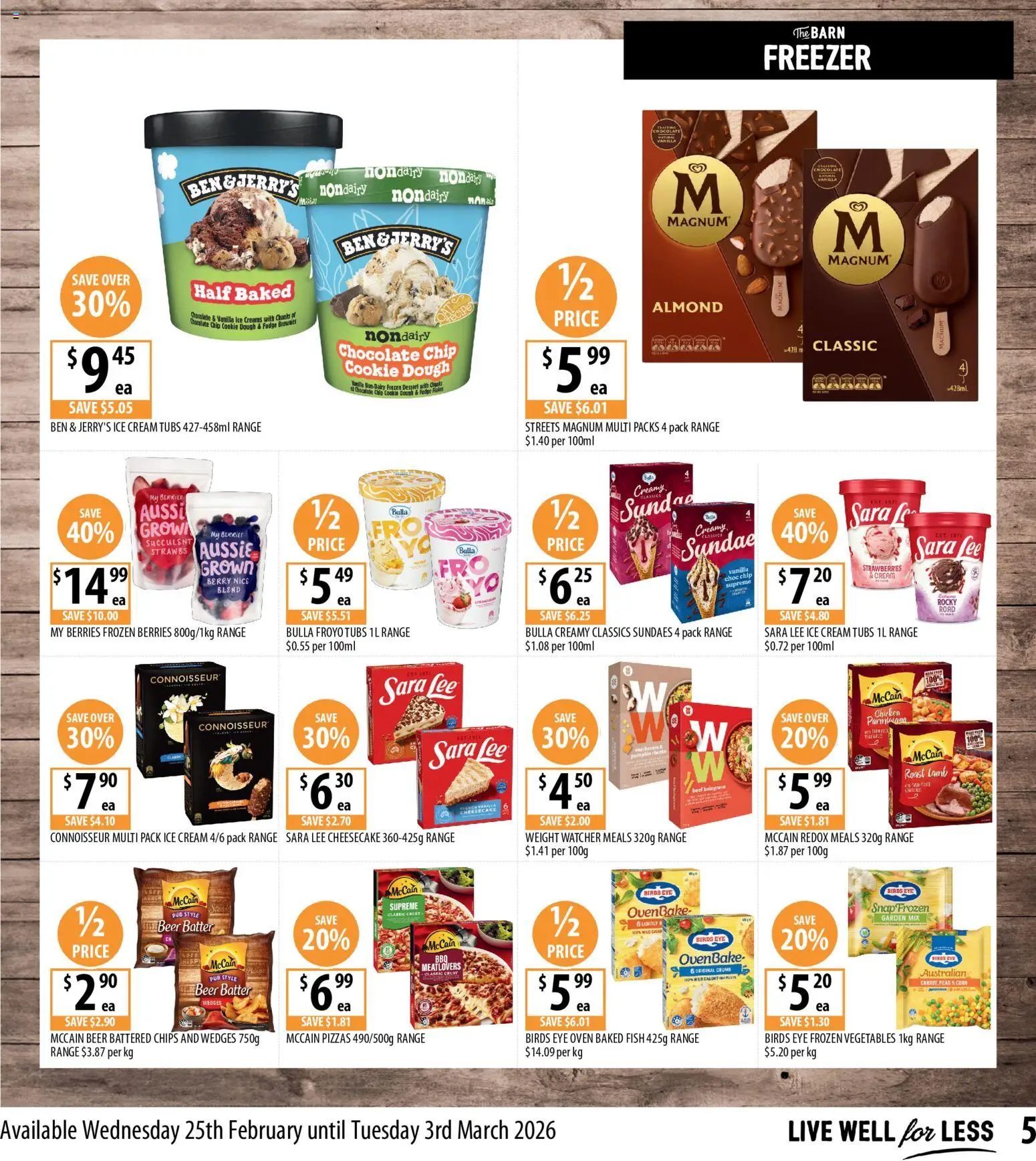 Supabarn catalogue - valid from 25.02.2026 | Page: 5 | Products: Beer, Lamb, Chips, Freezer