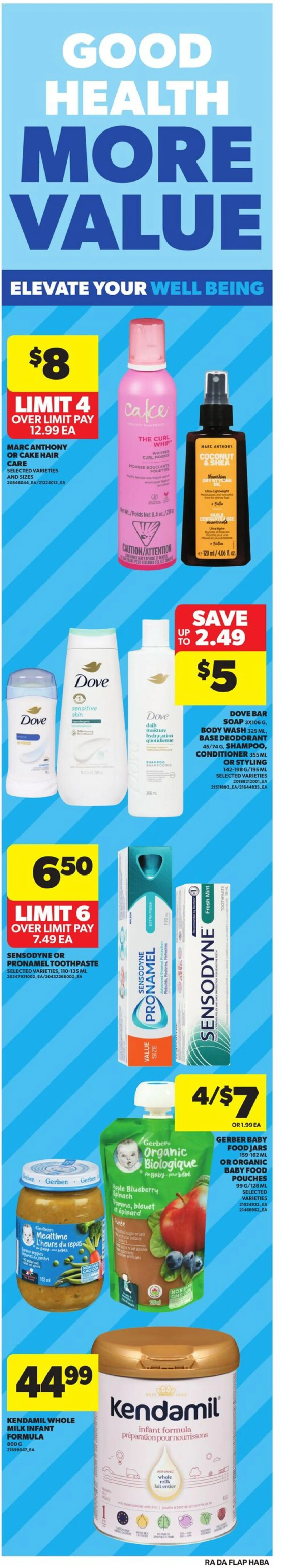 Atlantic Superstore flyer valid from 08.01.2026 | Page: 9 | Products: Shampoo, Soap, Body wash, Toothpaste