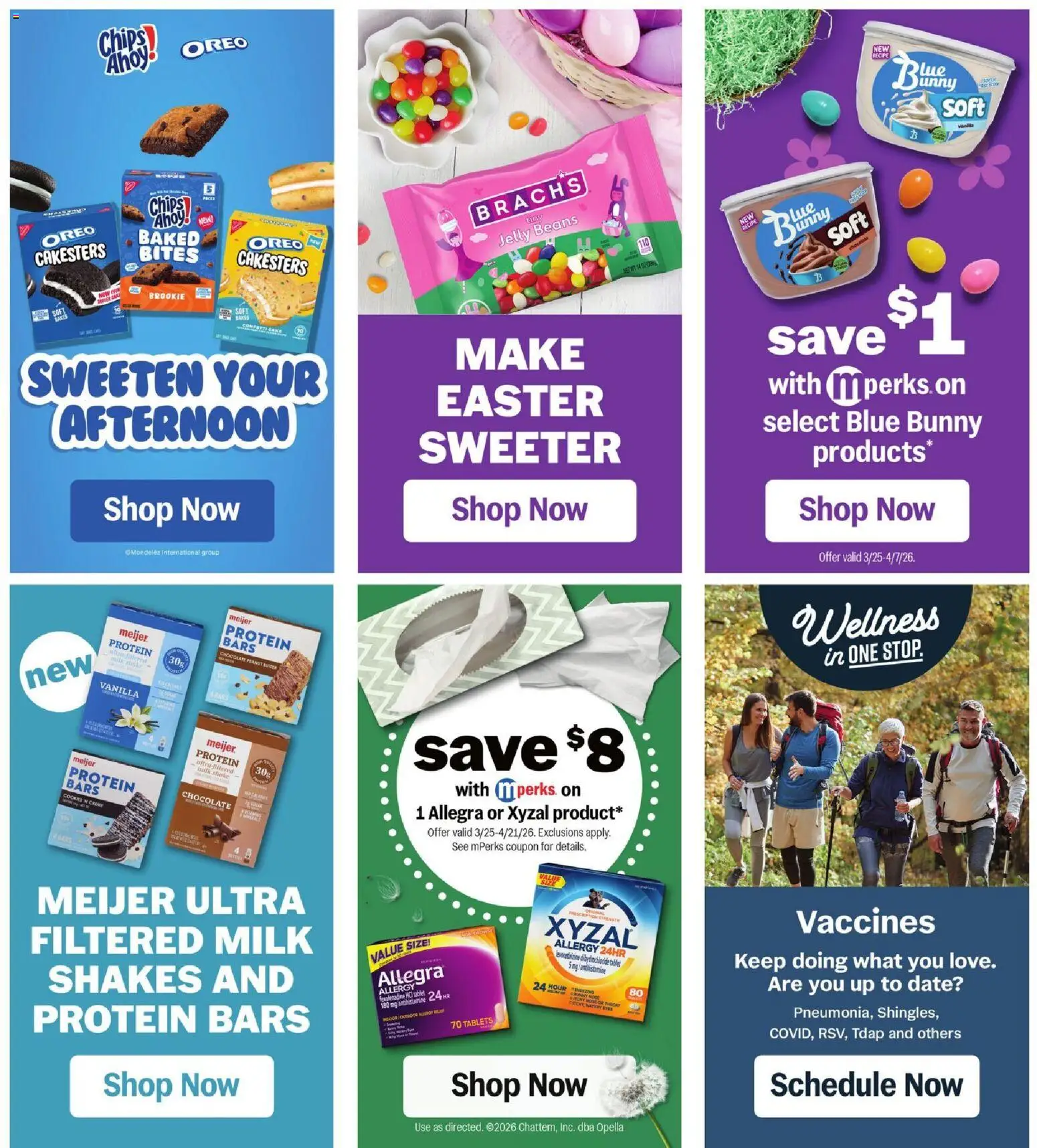 Meijer Weekly Ad - MI - valid from 25.03.2026 | Page: 45 | Products: Butter, Chocolate, Cookies, Tablet