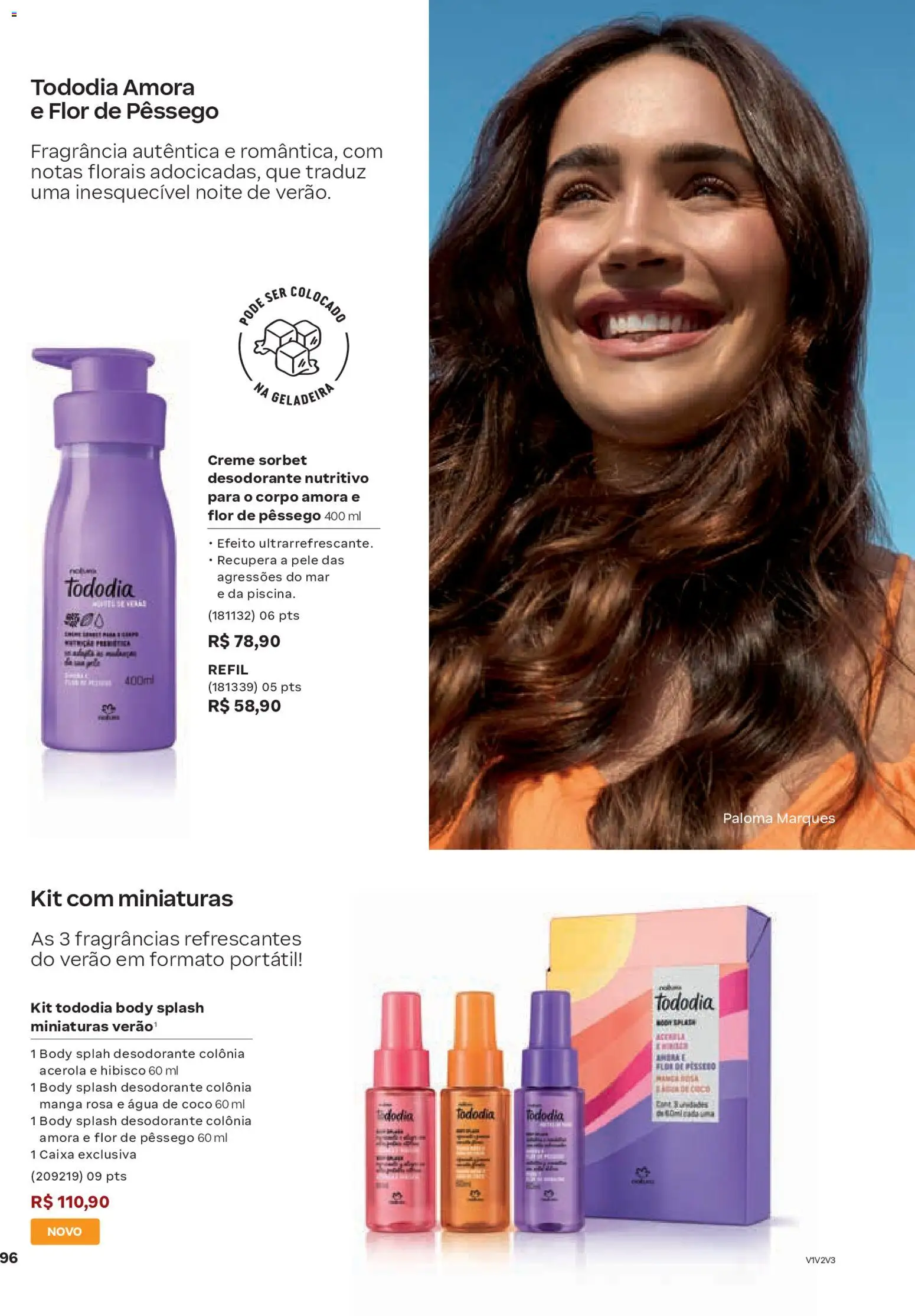 Natura Folheto - válido de 13.01.2026 | Página: 96 | Produtos: Geladeira, Hibisco, Fragrância, Desodorante