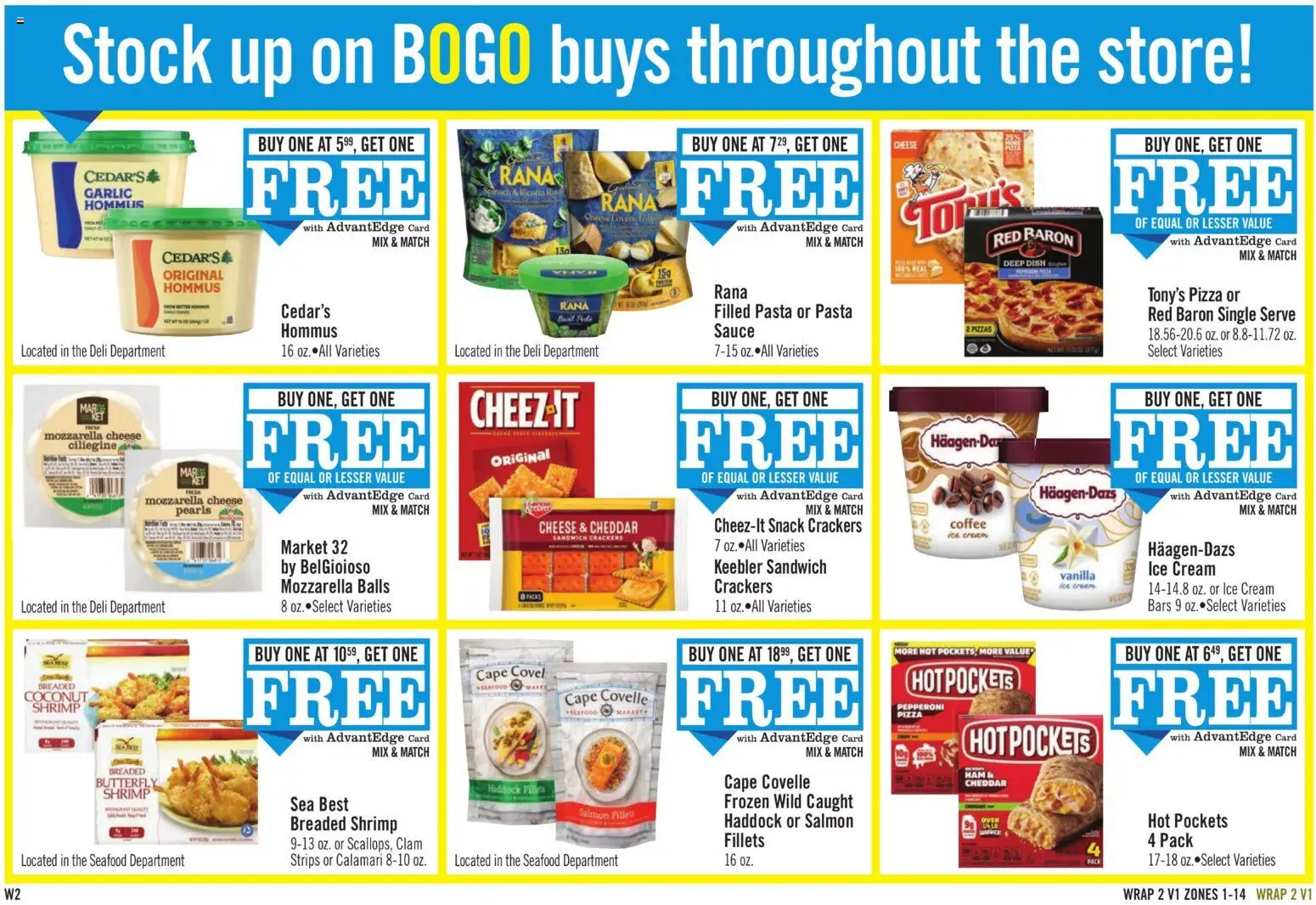 Price Chopper Weekly Ad - valid from 29.11.2025 | Page: 14 | Products: Coffee, Ice cream, Sauce, Seafood