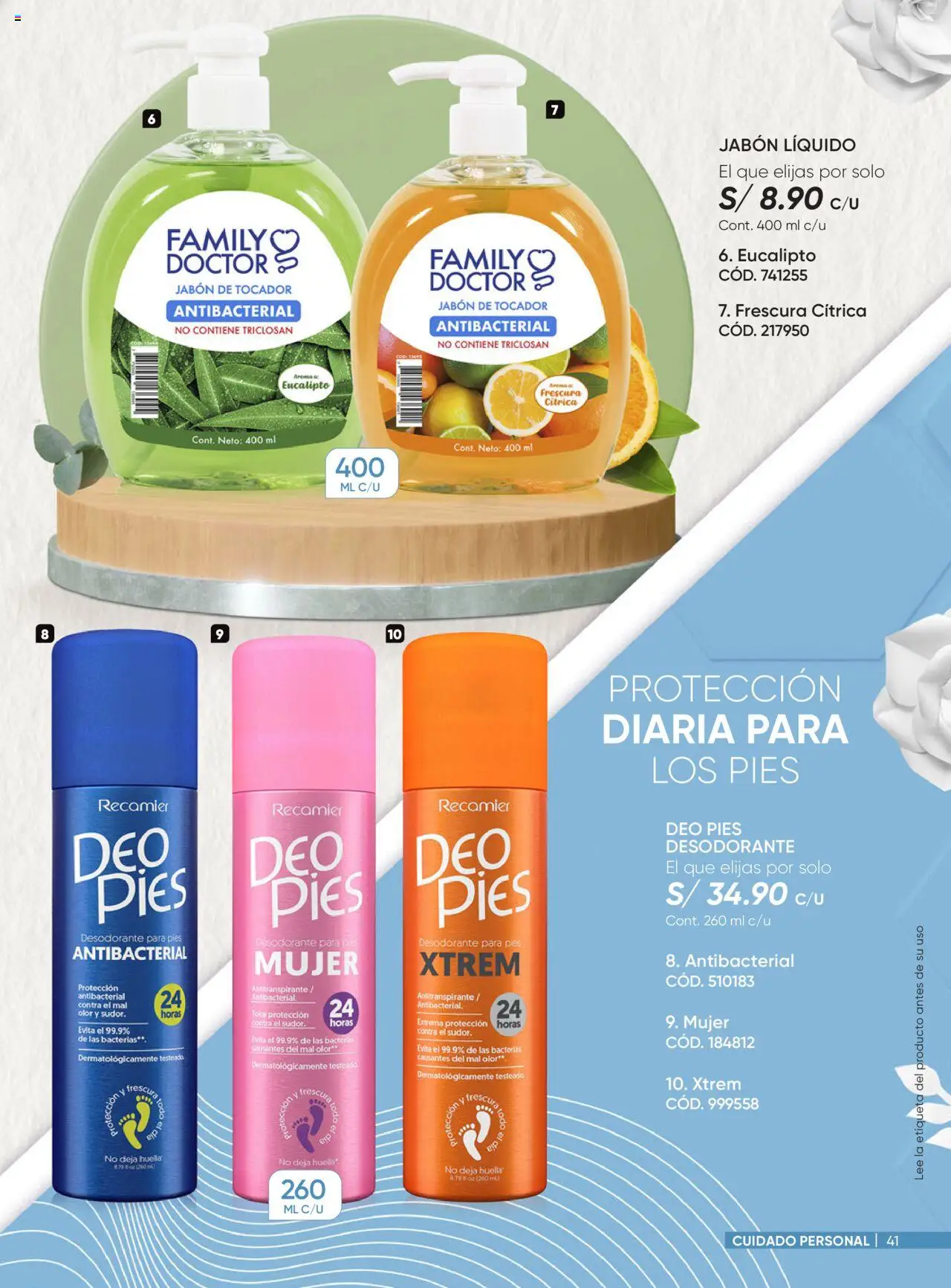 Catálogo Azzorti válido desde 29.09.2025 | Página: 41 | Productos: Jabón, Desodorante, Antitranspirante