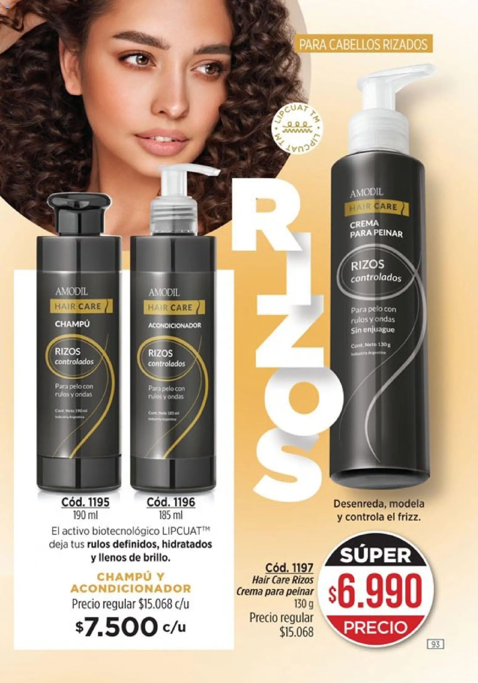 Amodil - Campaña 8 │ válido desde el 08.04.2026 | Página: 93 | Productos: Champú, Acondicionador, Crema