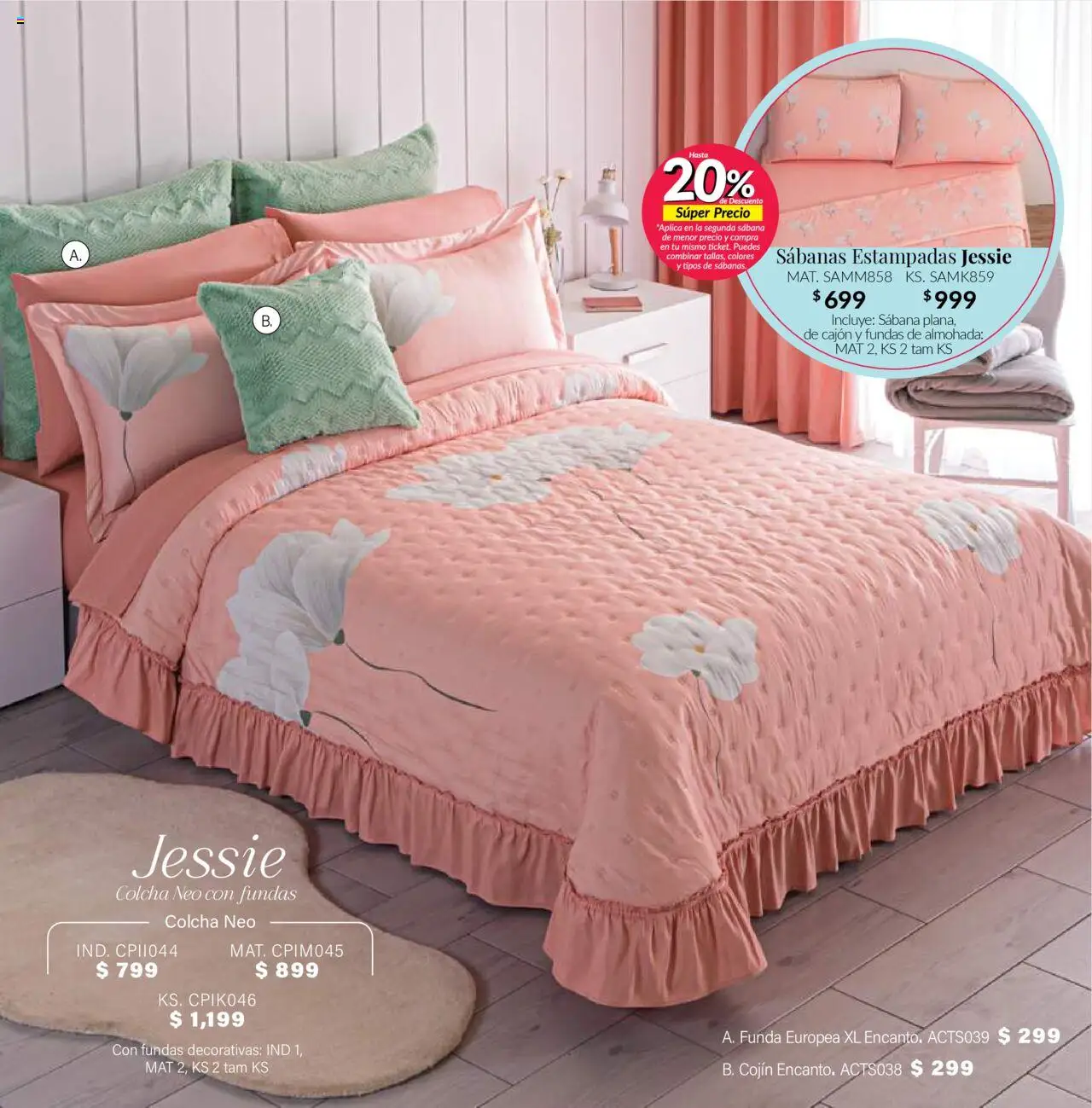 Nuevas ofertas de Colchas Concord válidas en toda la República Mexicana desde el 01.08.2025. ¡Encuentra las mejores ofertas en Colchas Concord - Catálogo! | Página: 115 | Productos: Funda, Almohada, Sabanas