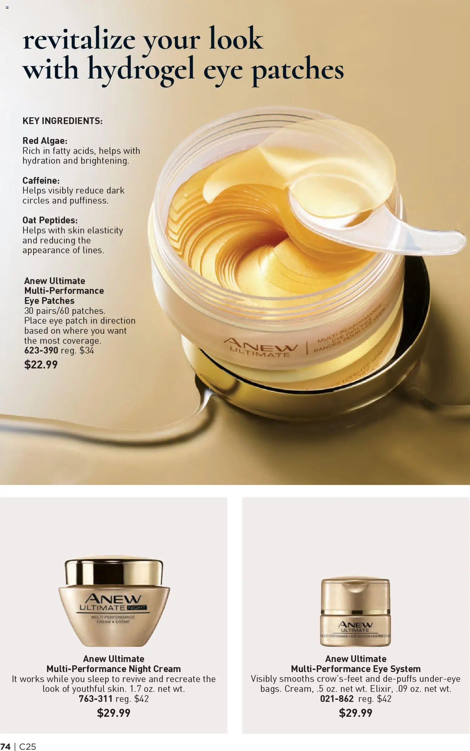 Avon Brochure - valid from 03.12.2025 | Page: 74 | Products: Night Cream, Cream