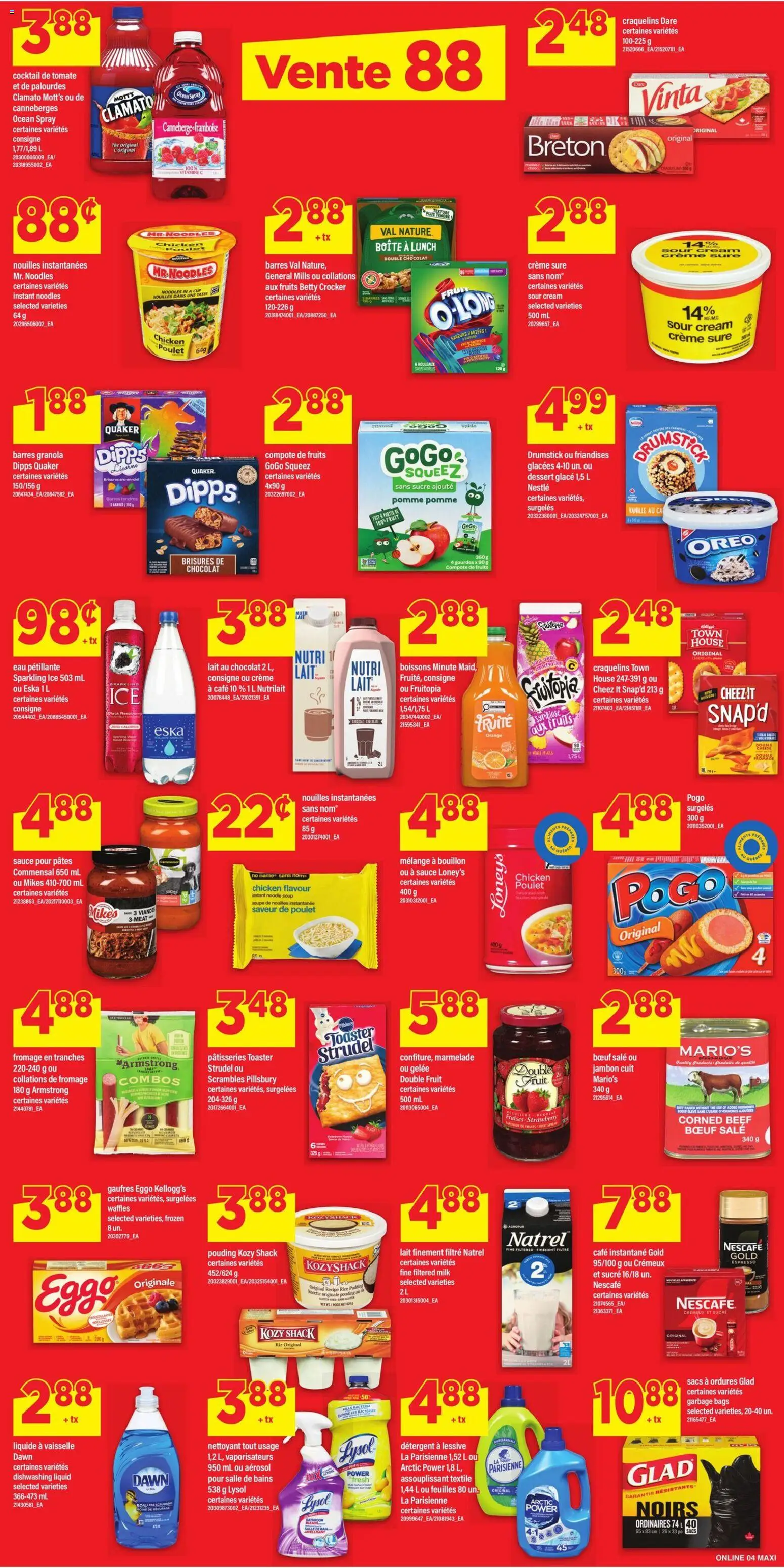 Maxi flyer valid from 26.02.2026 | Page: 8 | Products: Rice, Sour cream, Beef, Chicken