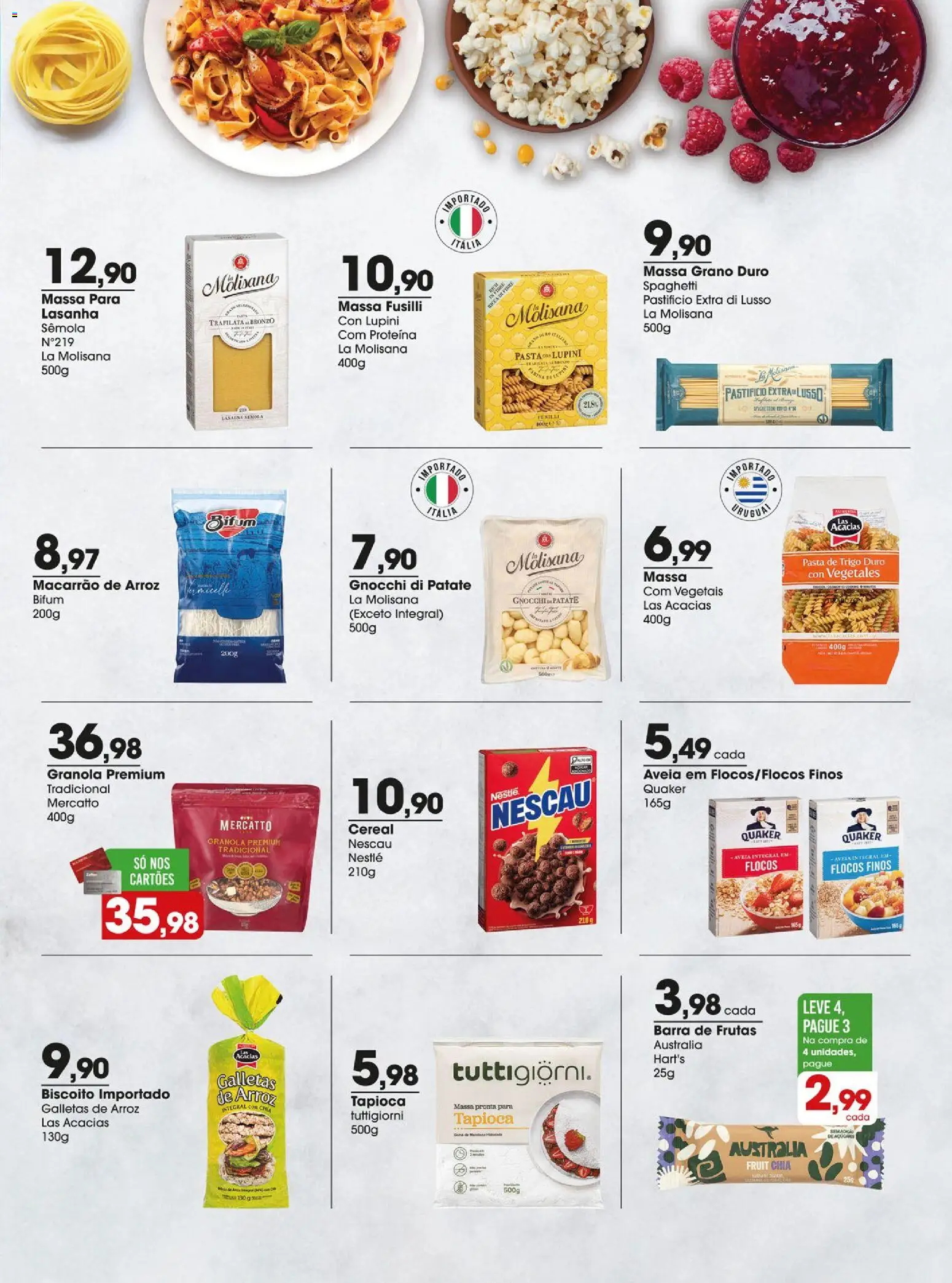 Zaffari Folheto - válido de 03.03.2026 | Página: 5 | Produtos: Chia, Massa, Lasanha, Aveia