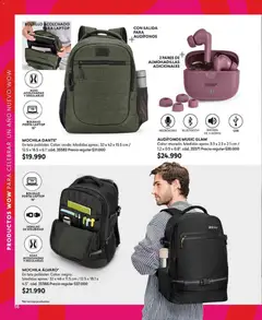 Catálogo CyZone Campaña 1 válido desde el 01.01.2026 | Página: 56 | Productos: Micrófono, Batería, Acolchado, Mochila