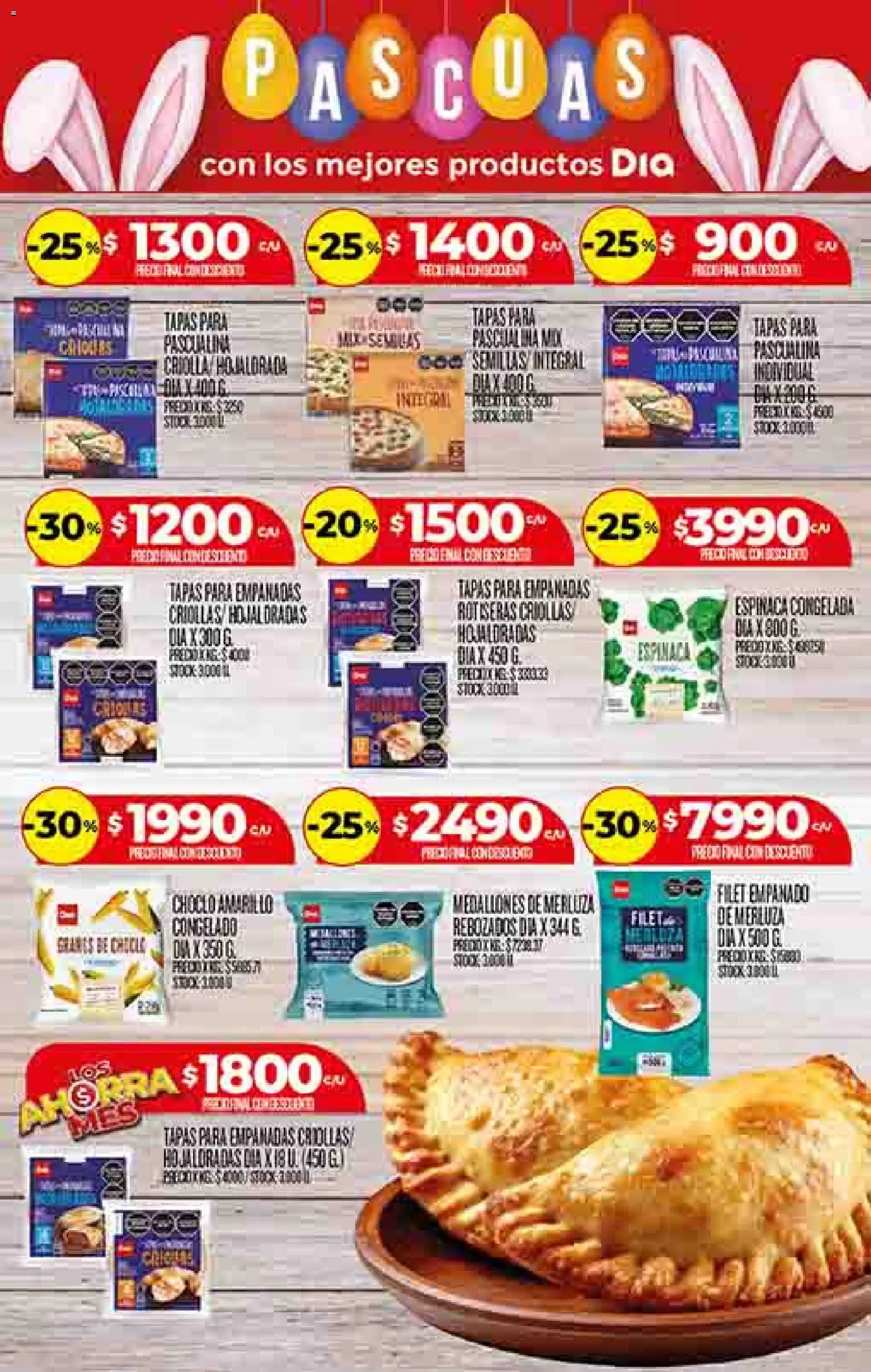 Supermercado DIA Ofertas │ válido desde el 25.03.2026 | Página: 7 | Productos: Choclo, Individual, Semillas, Espinaca