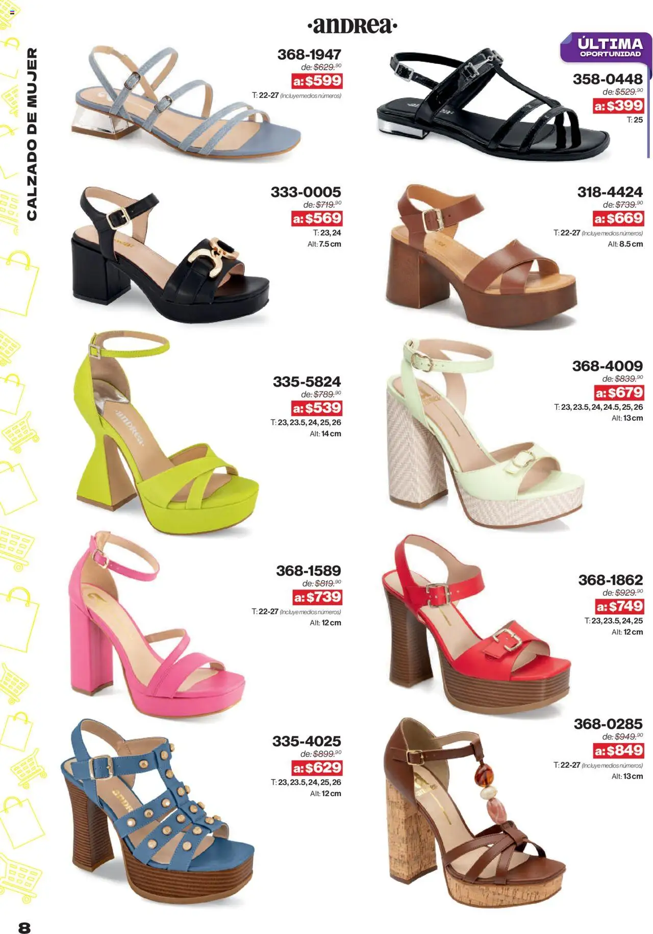 Nuevas ofertas de Andrea válidas en toda la República Mexicana desde el 10.08.2025. ¡Encuentra las mejores ofertas en Andrea - Catálogo Outlet! | Página: 8