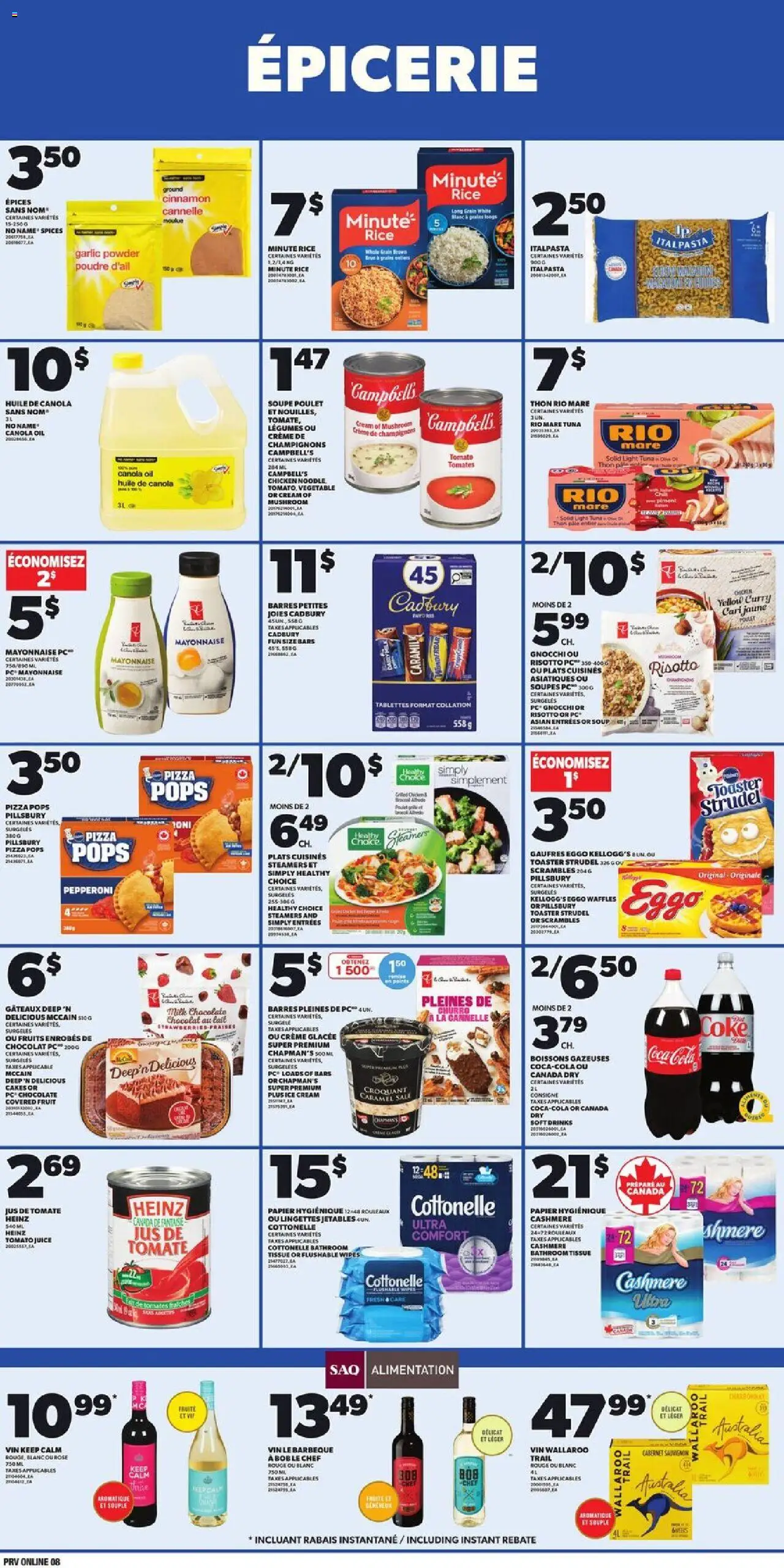 Provigo flyer valid from 11.09.2025 | Page: 8 | Products: PC, Toaster, Pizza, Juice
