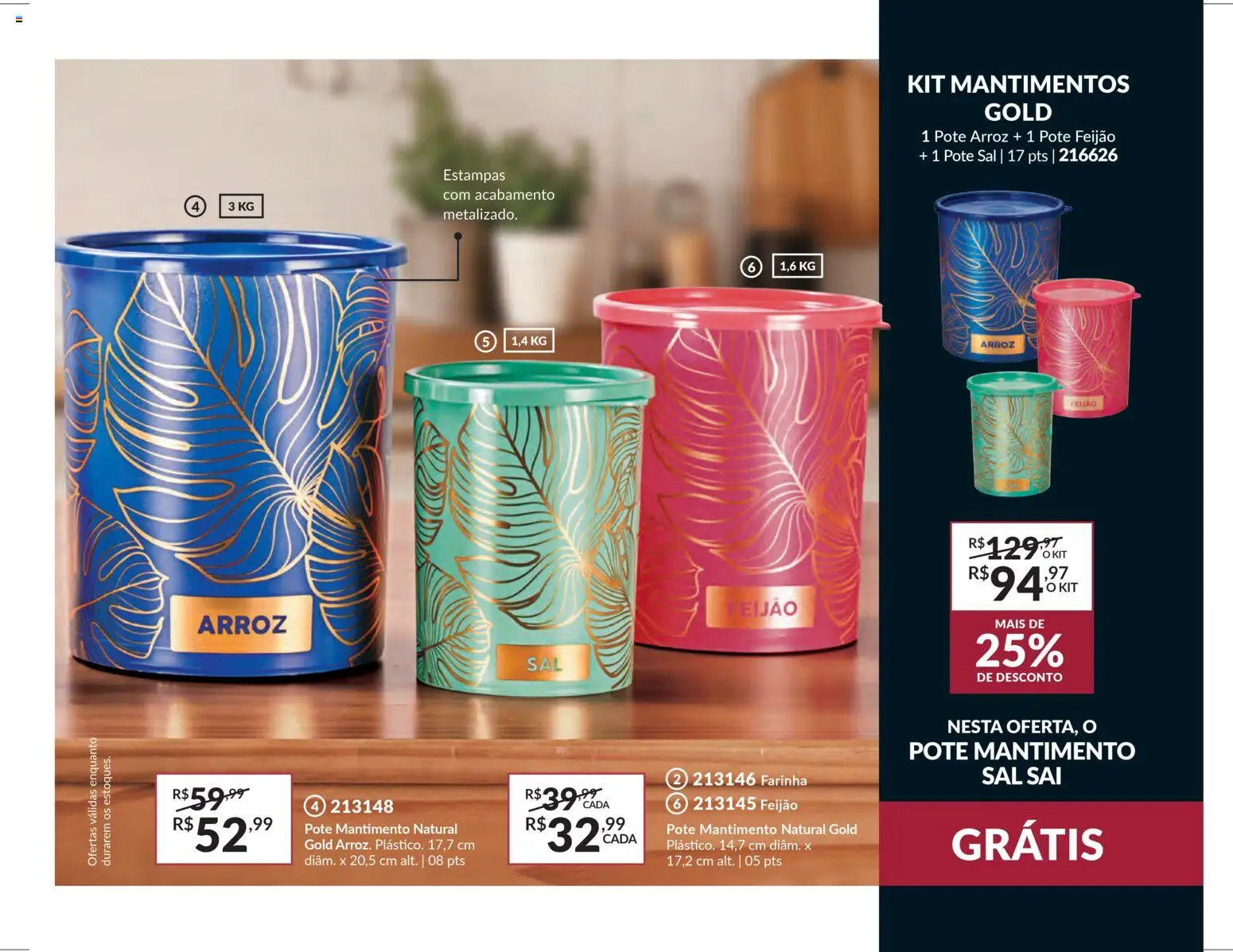 Avon Folheto - válido de 15.01.2026 | Página: 21 | Produtos: Feijão, Arroz, Sal